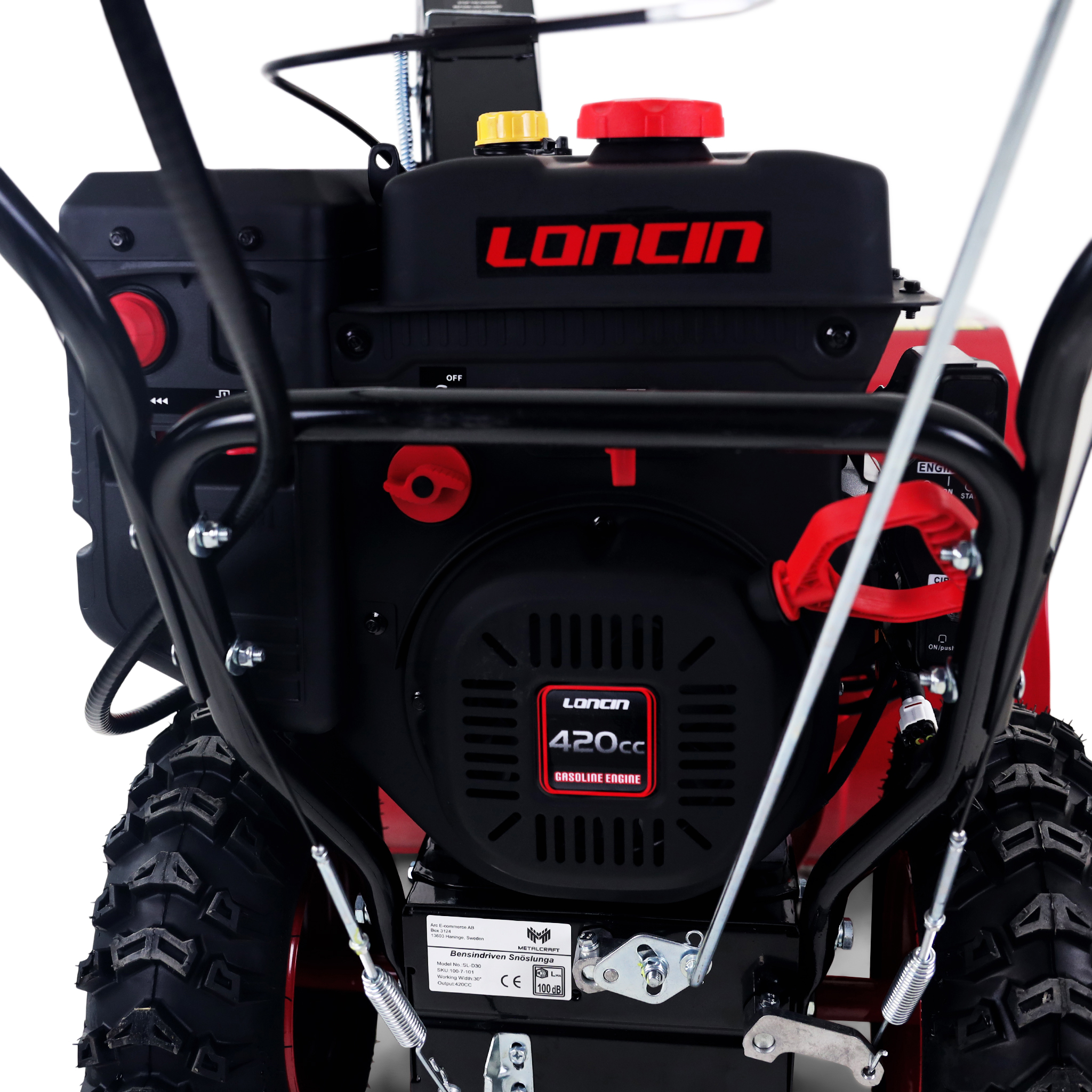 Sn�slunga 420CC 15HK Pro| Batteristart & Handv�rme & Lyse| 9KW | Metalcraft
