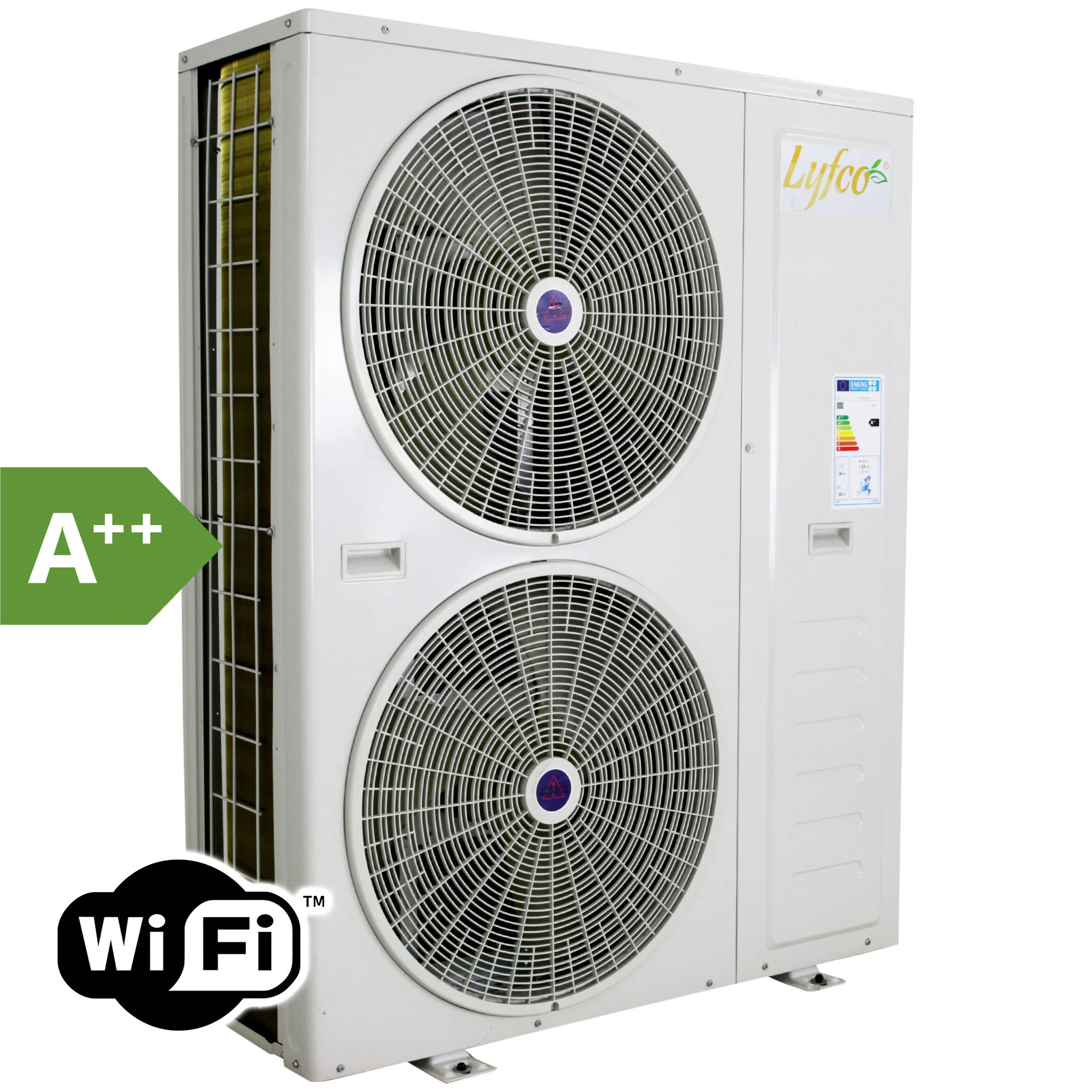 Luft-vatten värmepump 24kW | Klarar -30°C | Värmer 300m² | Inverter | WiFi Luft-vatten värmepump 24kW | Klarar -30°C | Värmer 300m² | Inverter | WiFi