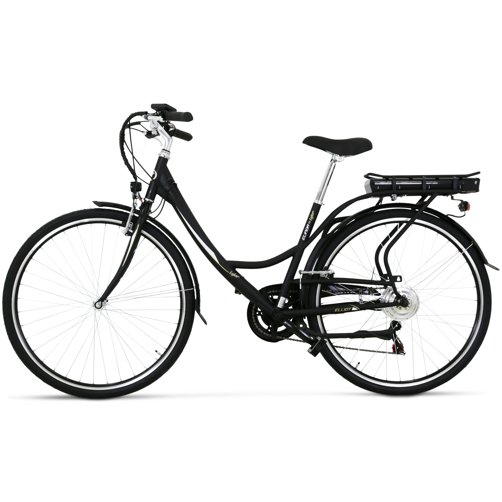 Elcykel Dam 28\\\" | 7 växlar | 250W - 10,4Ah | Lyfco Elinor Elcykel Dam 28\\\" | 7 växlar | 250W - 10,4Ah | Lyfco Elinor