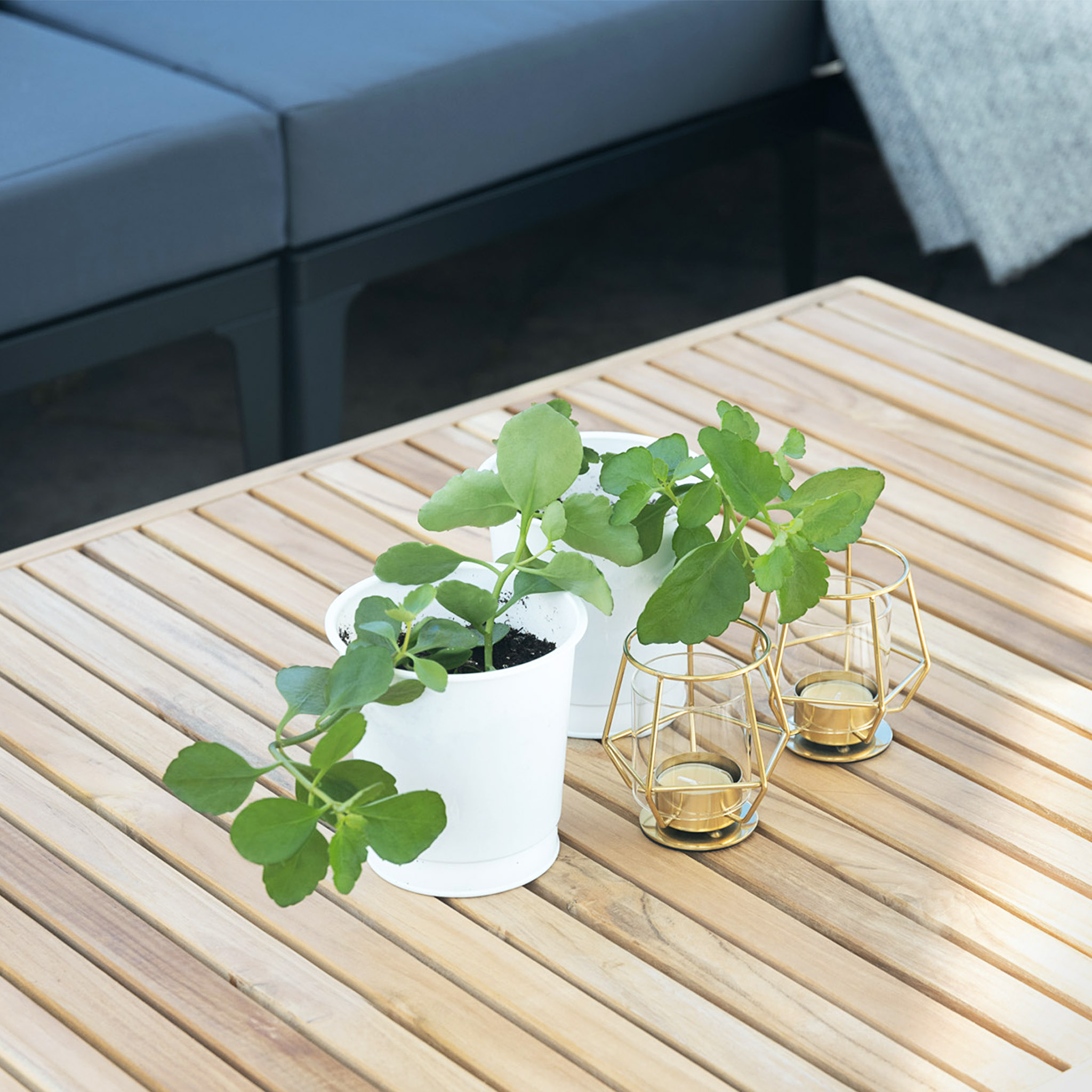 Loungegrupp för trädgården | Teak och aluminium | Lyfco Björkskär Loungegrupp för trädgården | Teak och aluminium | Lyfco Björkskär