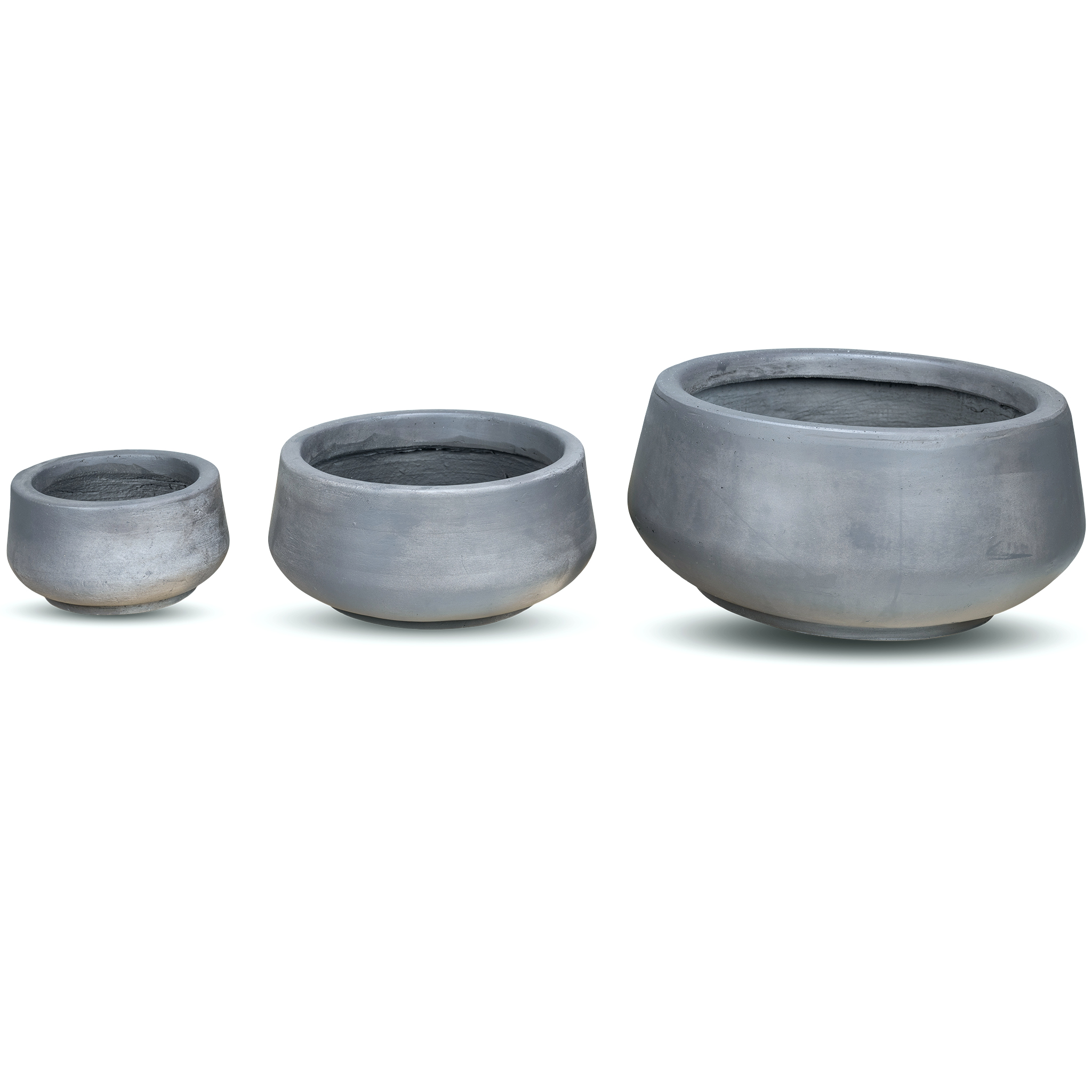 Fiberarmerade utekrukor | 3-pack | Mörkgrå Fiberarmerade utekrukor | 3-pack | Mörkgrå
