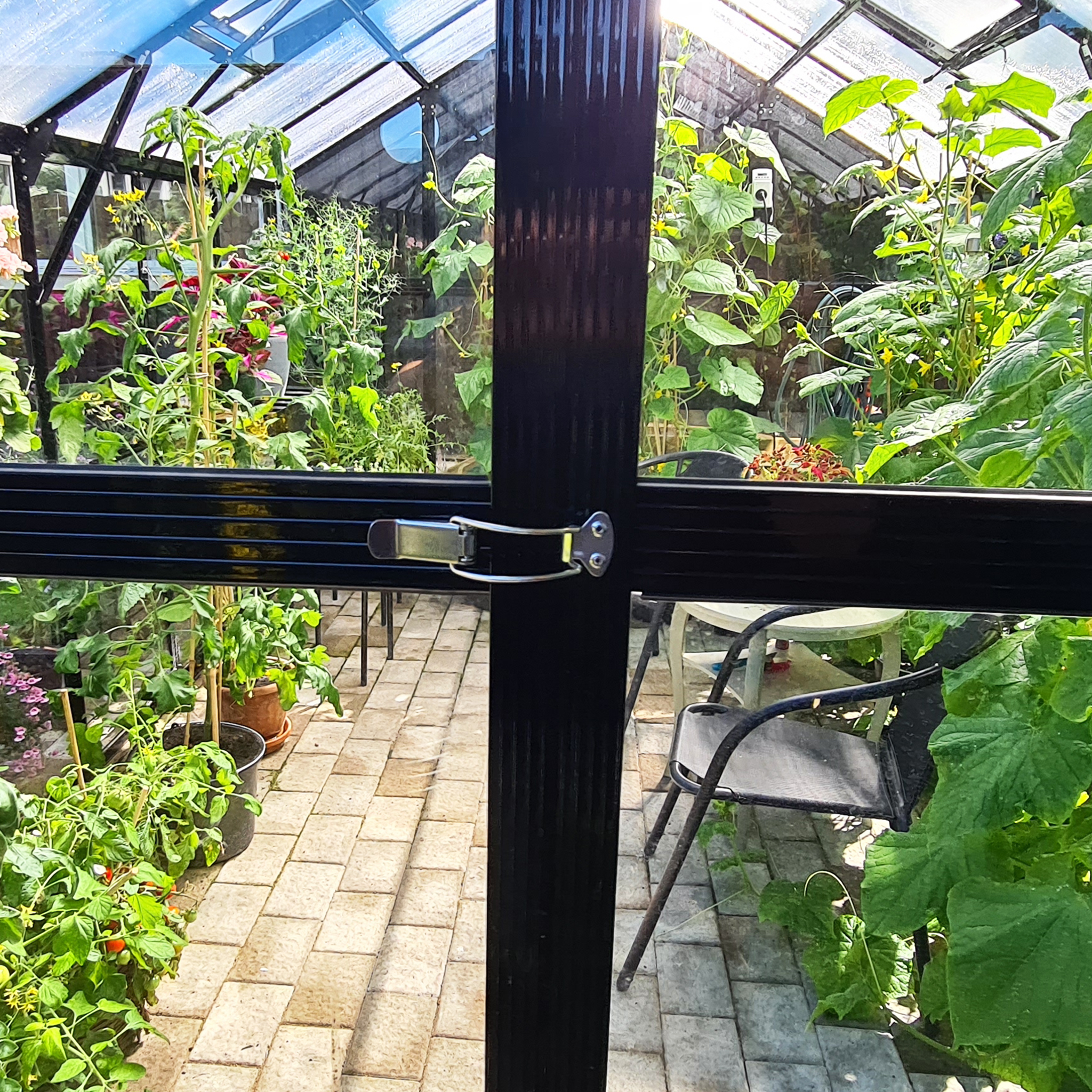 Växthus 9,6 m² | 4mm säkerhetsglas | 5 års stormgaranti Växthus 9,6 m² | 4mm säkerhetsglas | 5 års stormgaranti