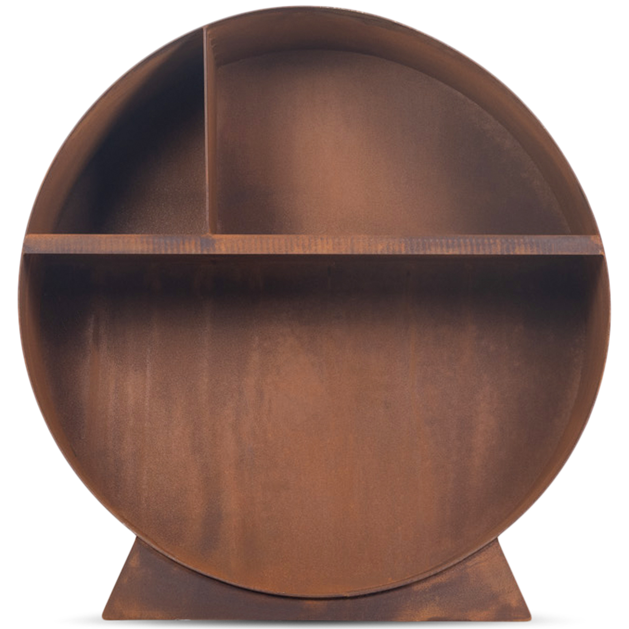 Vedst�ll 3mm cortenst�l | Rund