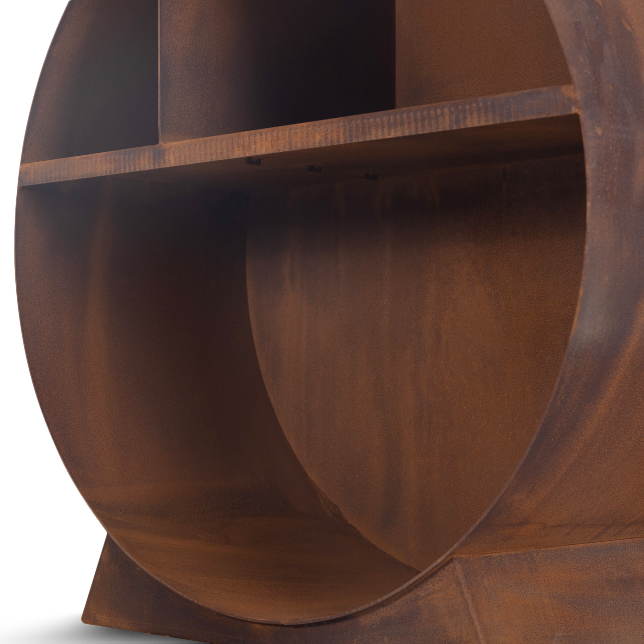 Vedst�ll 3mm cortenst�l | Rund
