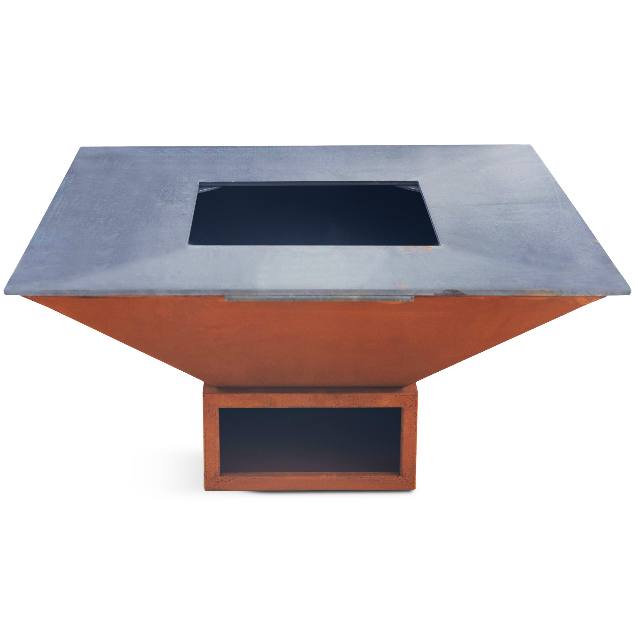 Vedeldad grill i cortenst�l | Ytter�n