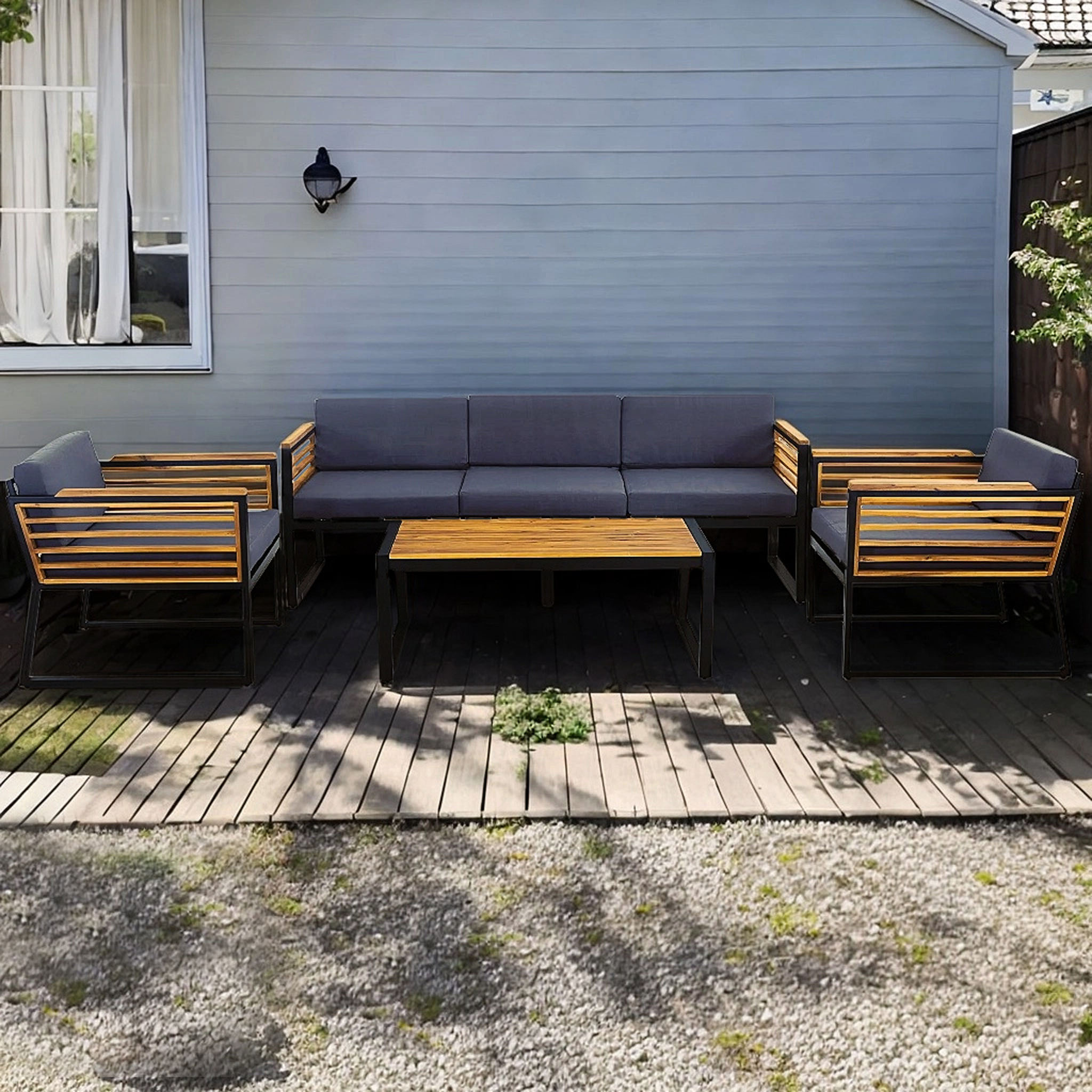 Loungegrupp i Akacia| Lyfco Duvholmen Loungegrupp i Akacia| Lyfco Duvholmen