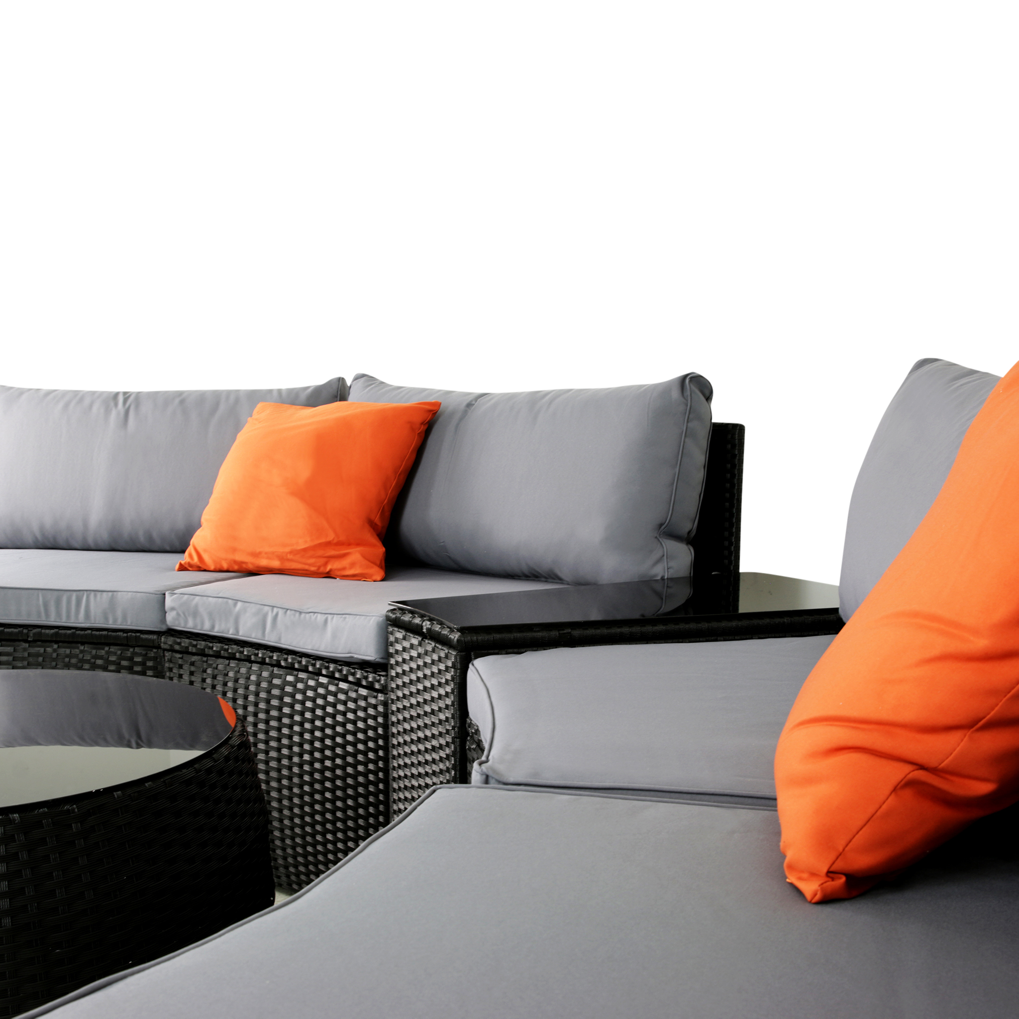 Rund loungegrupp | Smart inbyggd dynförvaring | Lyfco Färingsö Rund loungegrupp | Smart inbyggd dynförvaring | Lyfco Färingsö