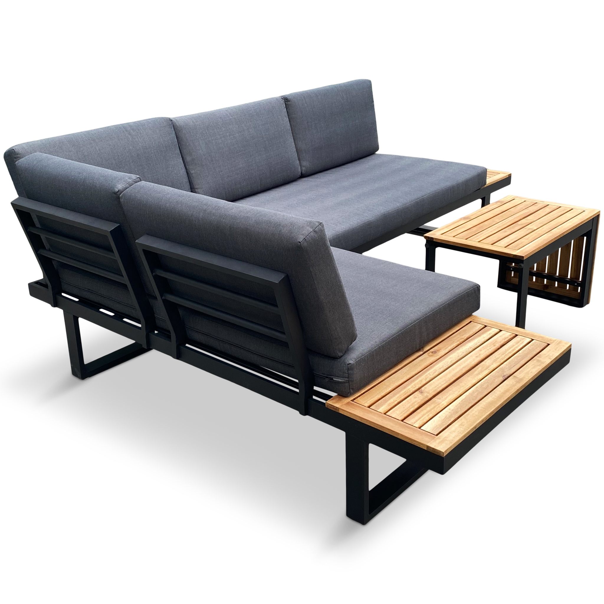 Mångsidig modulsoffa / loungegrupp i Akacia | Bullandö Mångsidig modulsoffa / loungegrupp i Akacia | Bullandö