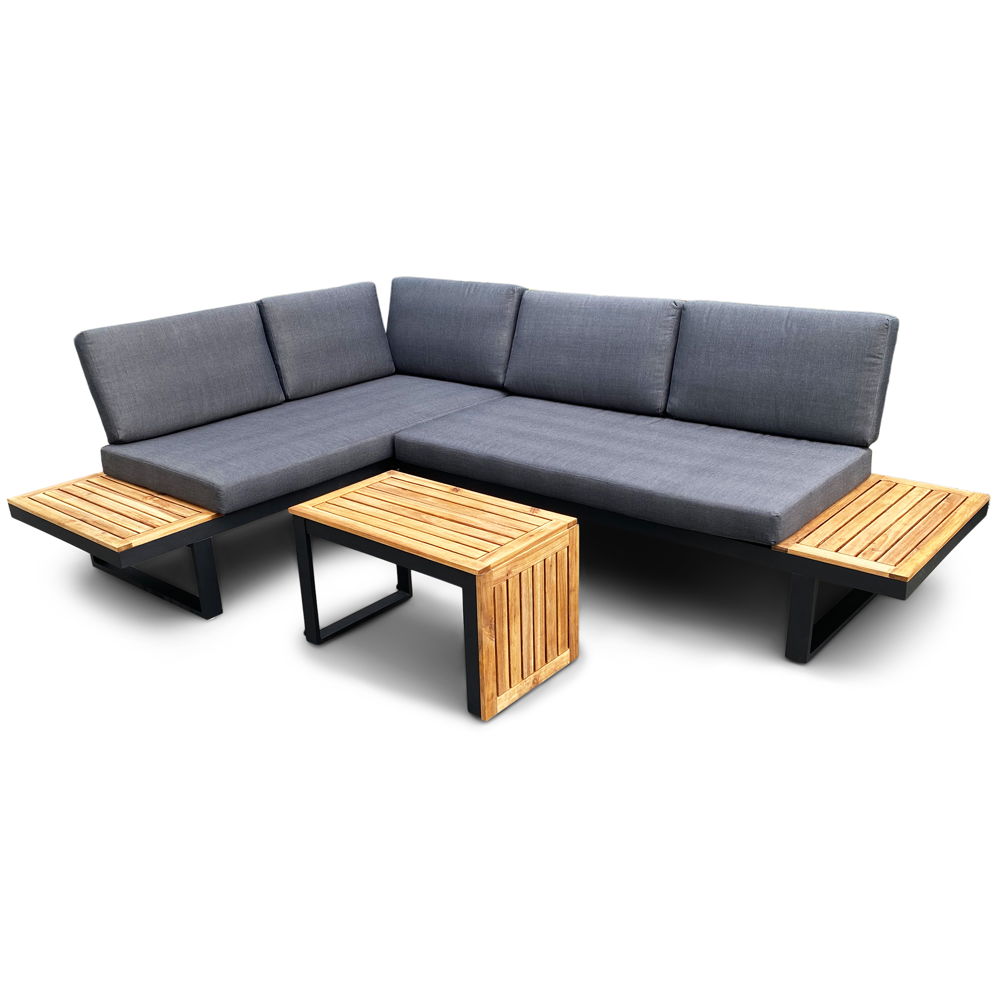 Mångsidig modulsoffa / loungegrupp i Akacia | Bullandö Mångsidig modulsoffa / loungegrupp i Akacia | Bullandö