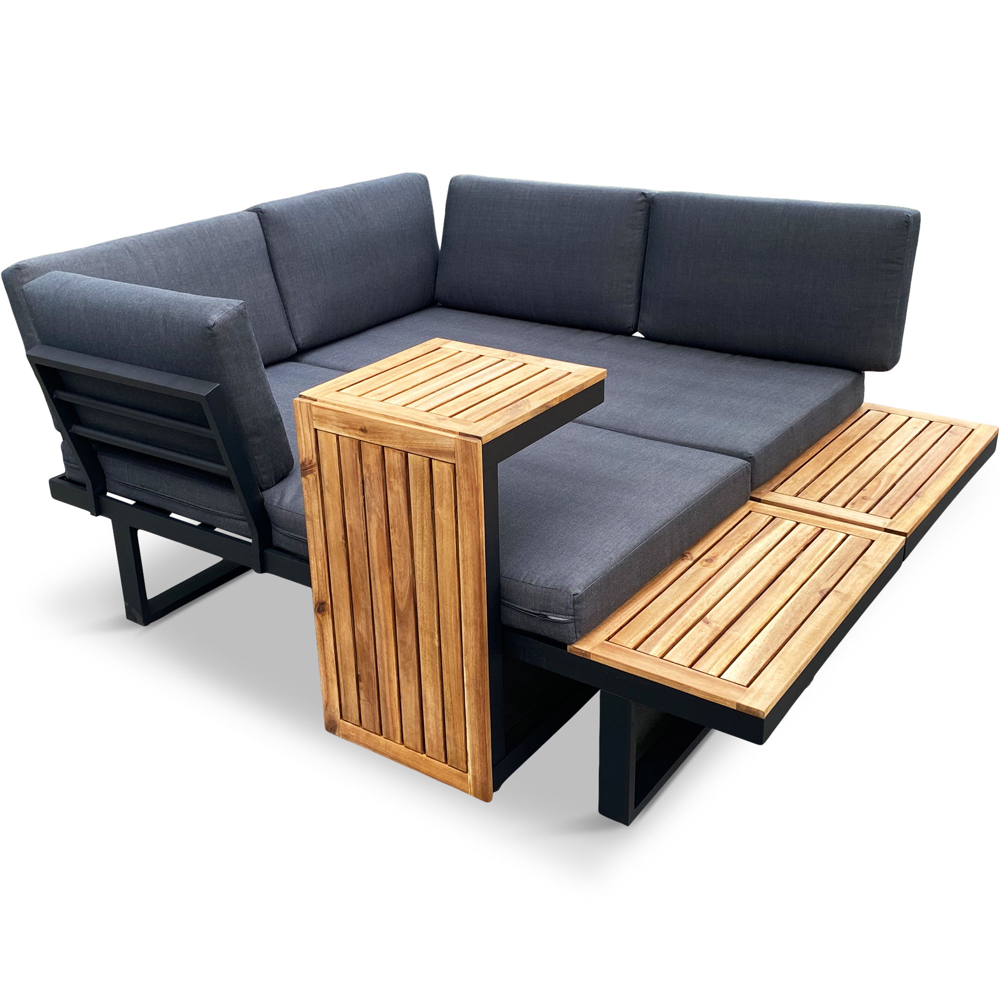Mångsidig modulsoffa / loungegrupp i Akacia | Bullandö Mångsidig modulsoffa / loungegrupp i Akacia | Bullandö