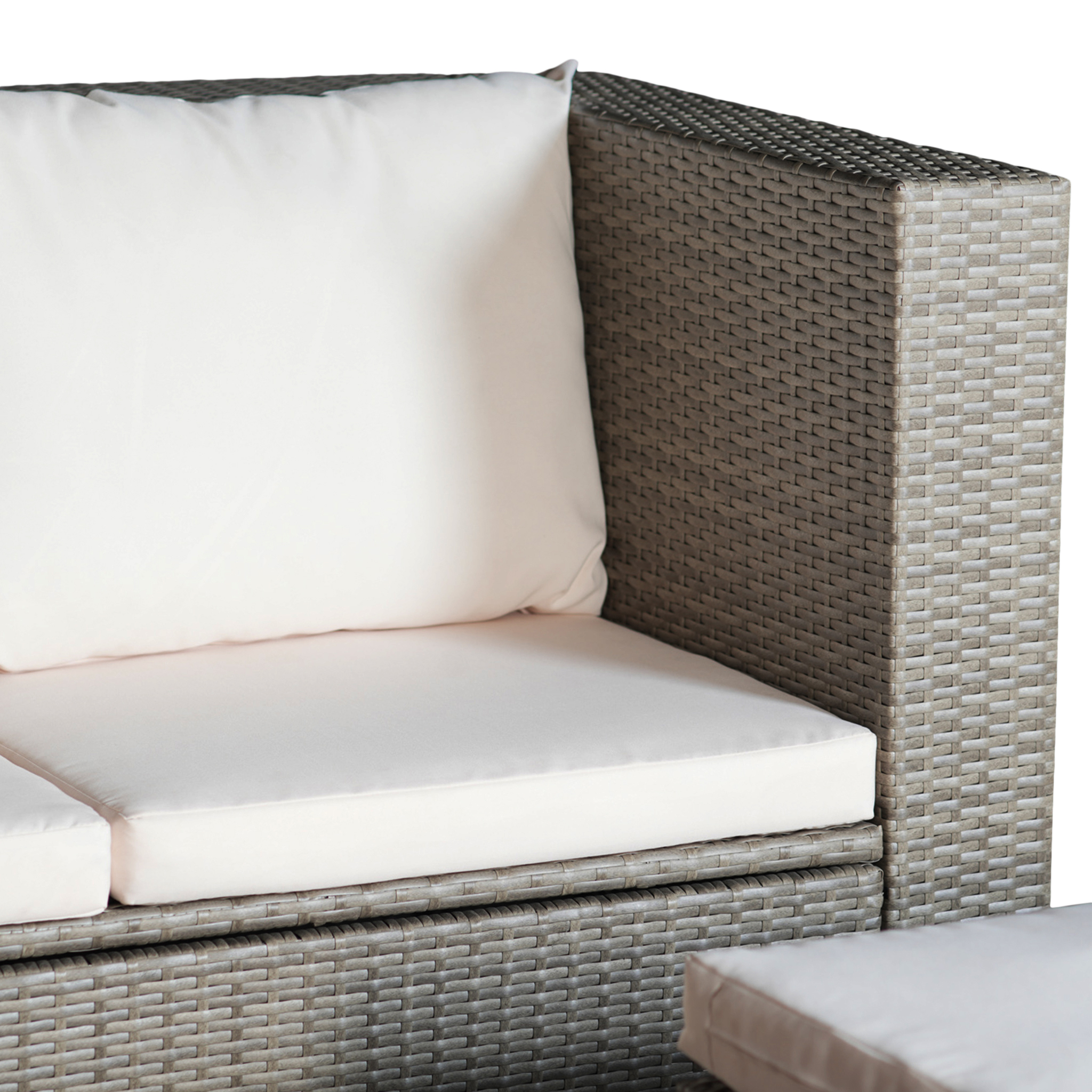 Exklusiv loungegrupp | Inbyggd förvaring | Brun konstrotting | Djursvik Exklusiv loungegrupp | Inbyggd förvaring | Brun konstrotting | Djursvik