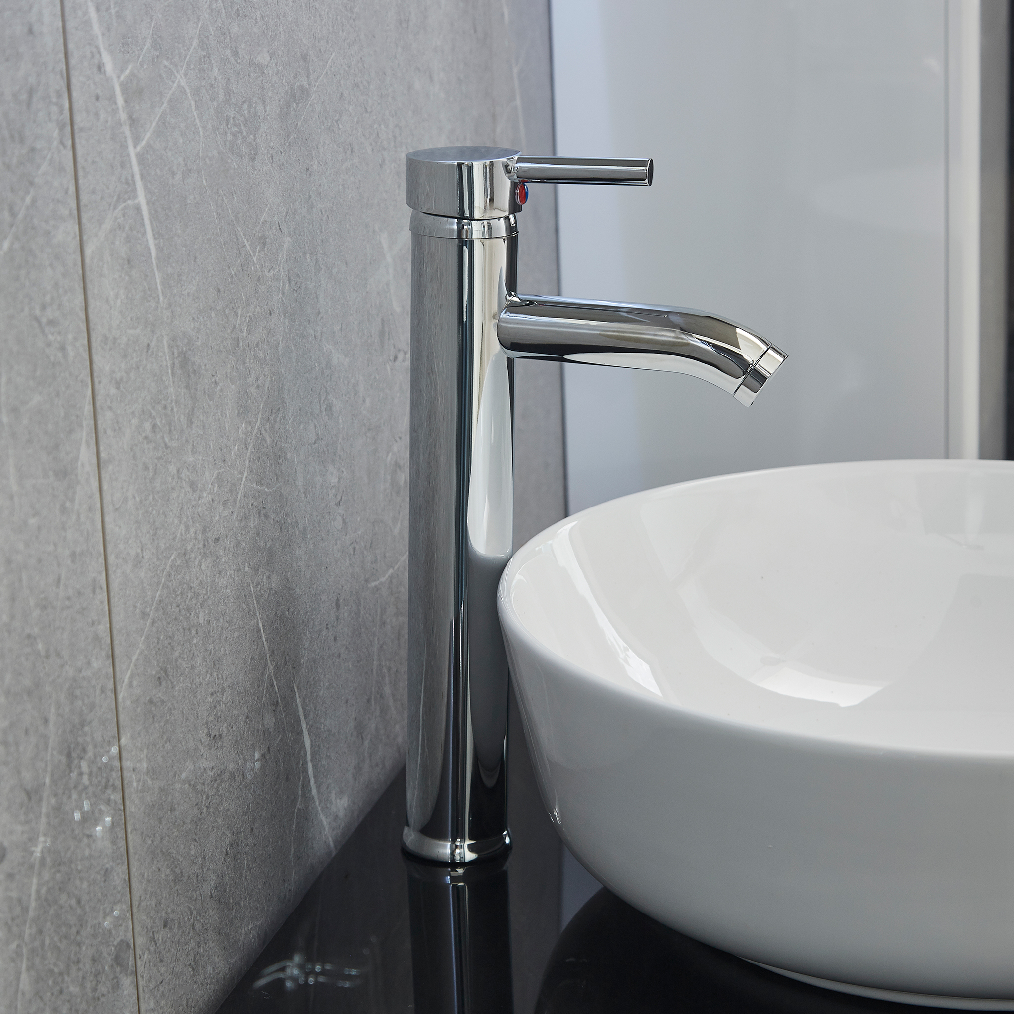 tvättställsblandare  rostfritt stål  skandinavisk design