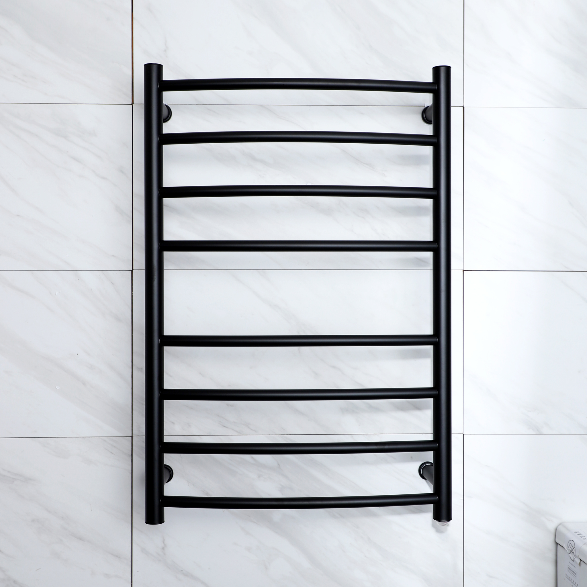Elektrisk handdukstork 52x78x12,5cm | Svart Elektrisk handdukstork 52x78x12,5cm | Svart