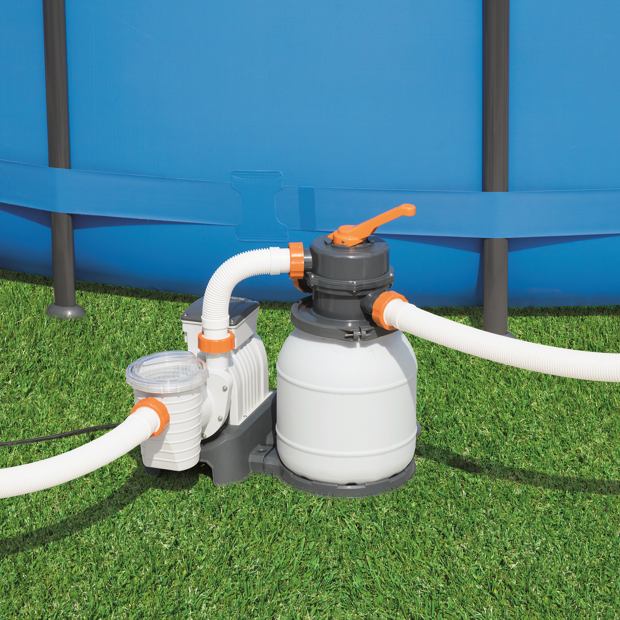 Bestway Flowclear sandfilterpump till ovanmarkpool | 1100-42300 liter Bestway Flowclear sandfilterpump till ovanmarkpool | 1100-42300 liter