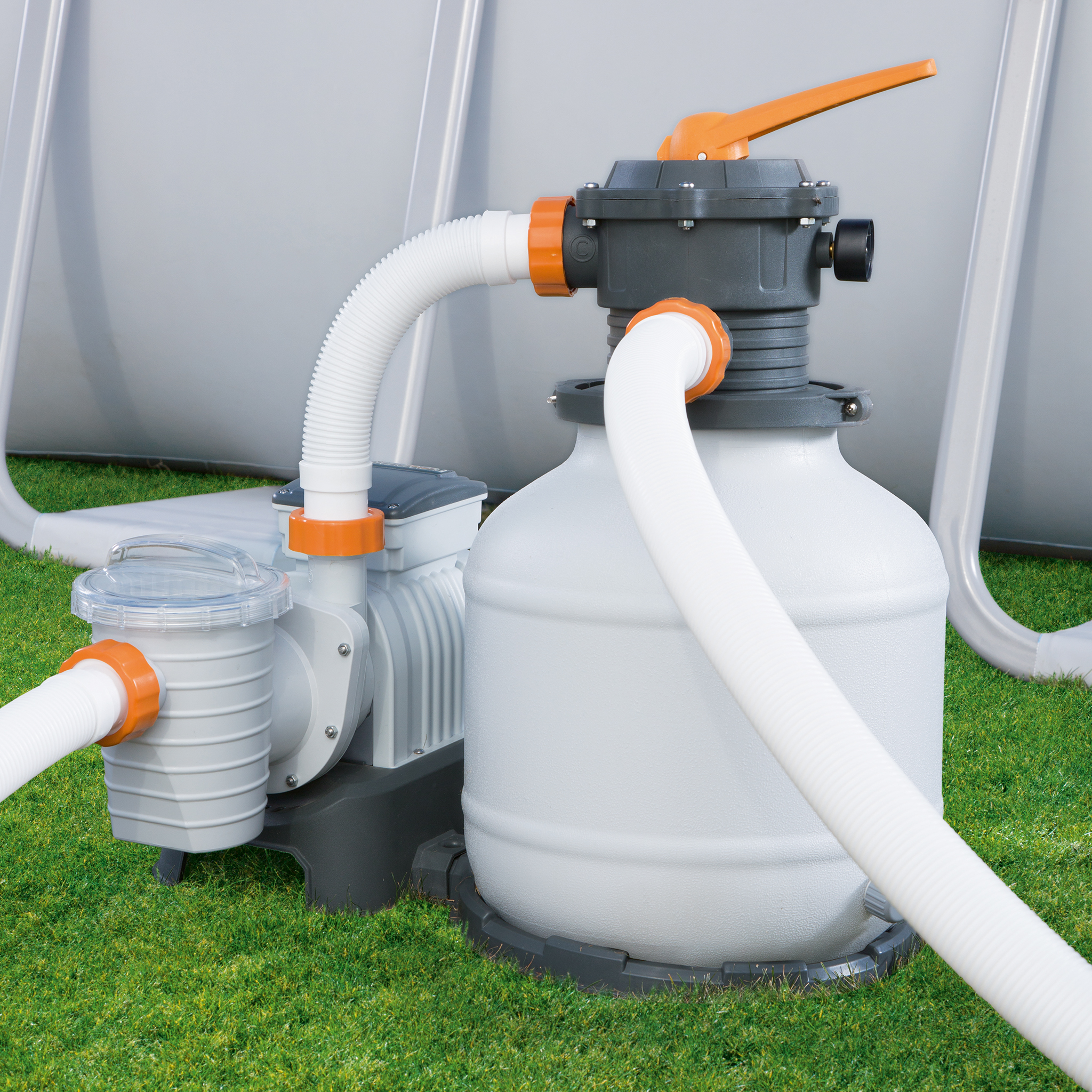 Bestway Flowclear sandfilterpump till ovanmarkpool | 1100-54500 liter Bestway Flowclear sandfilterpump till ovanmarkpool | 1100-54500 liter