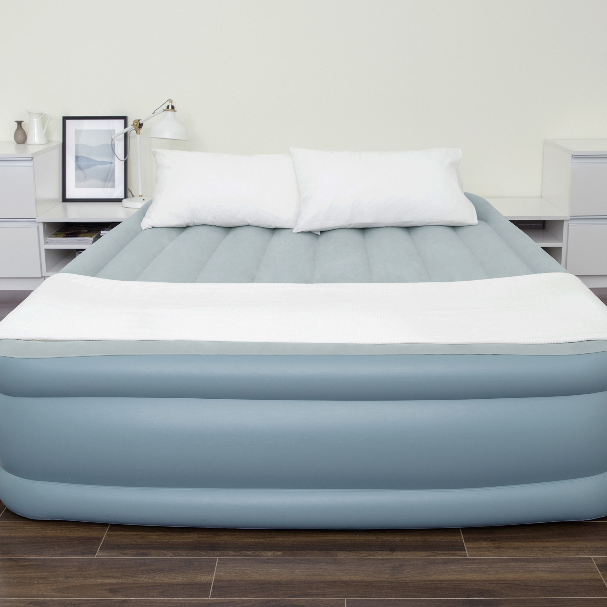 Tjock uppblåsbar dubbelsäng med APP-styrning - Bestway Tritech Queen Airbed Tjock uppblåsbar dubbelsäng med APP-styrning - Bestway Tritech Queen Airbed