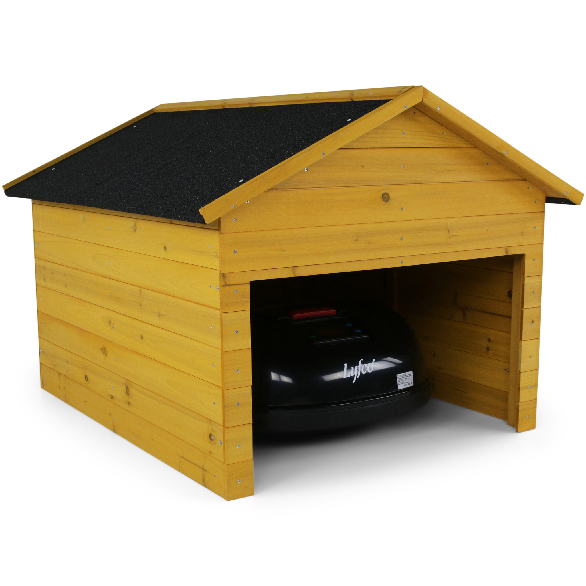 Hus/garage till robotgr�sklippare - 104x86cm