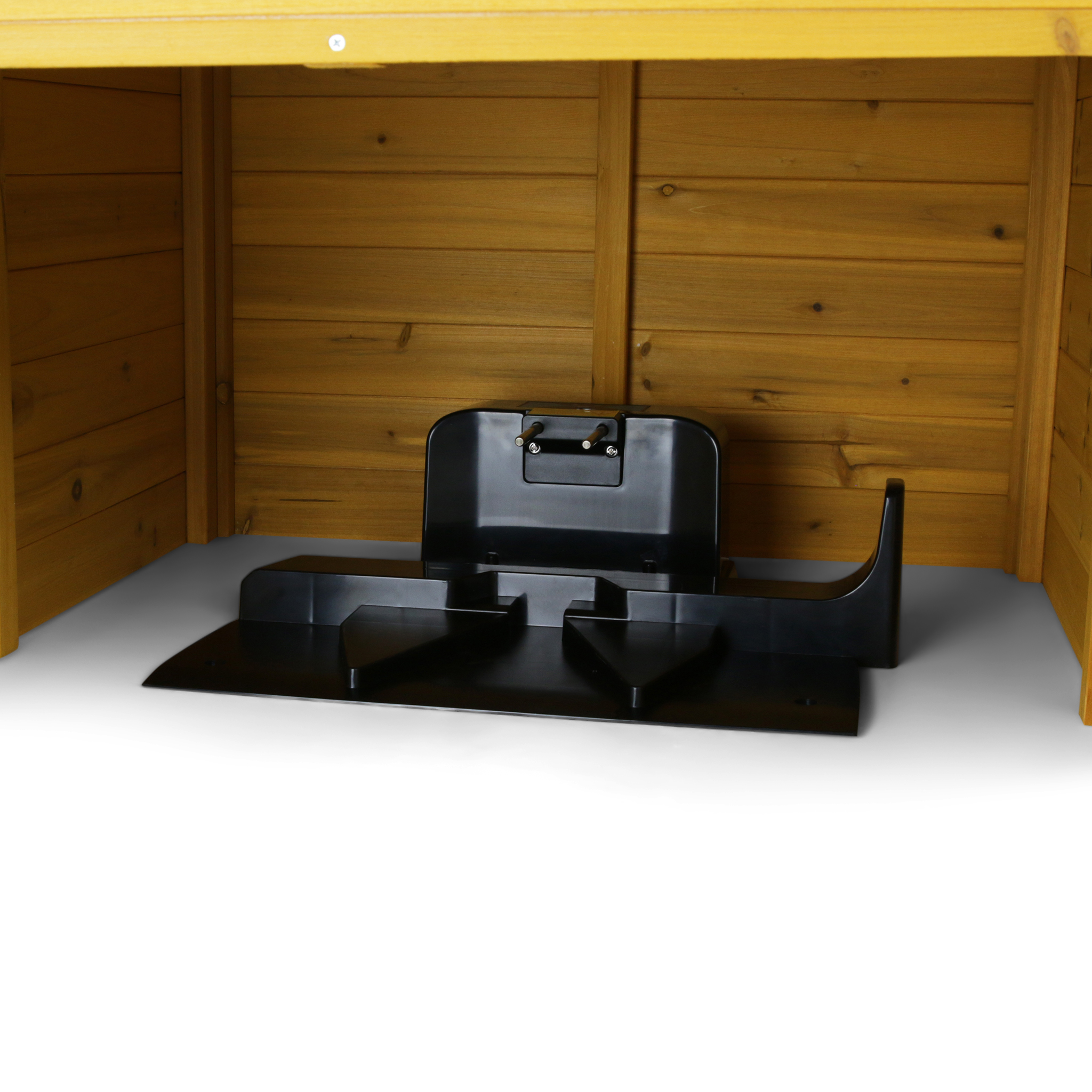 Hus/garage till robotgr�sklippare - 104x86cm