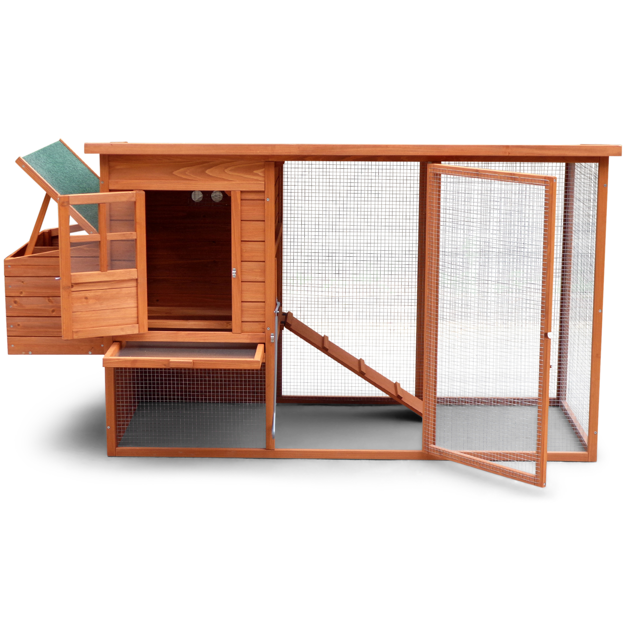H�nshus med h�nsg�rd | L�ttst�dat | F�rdig byggsats | 2x0,7x1m