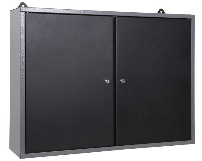 Garageinredning | St�lkonstruktion | V�ggsk�p & Arbetsb�nk | Gr�/Svart