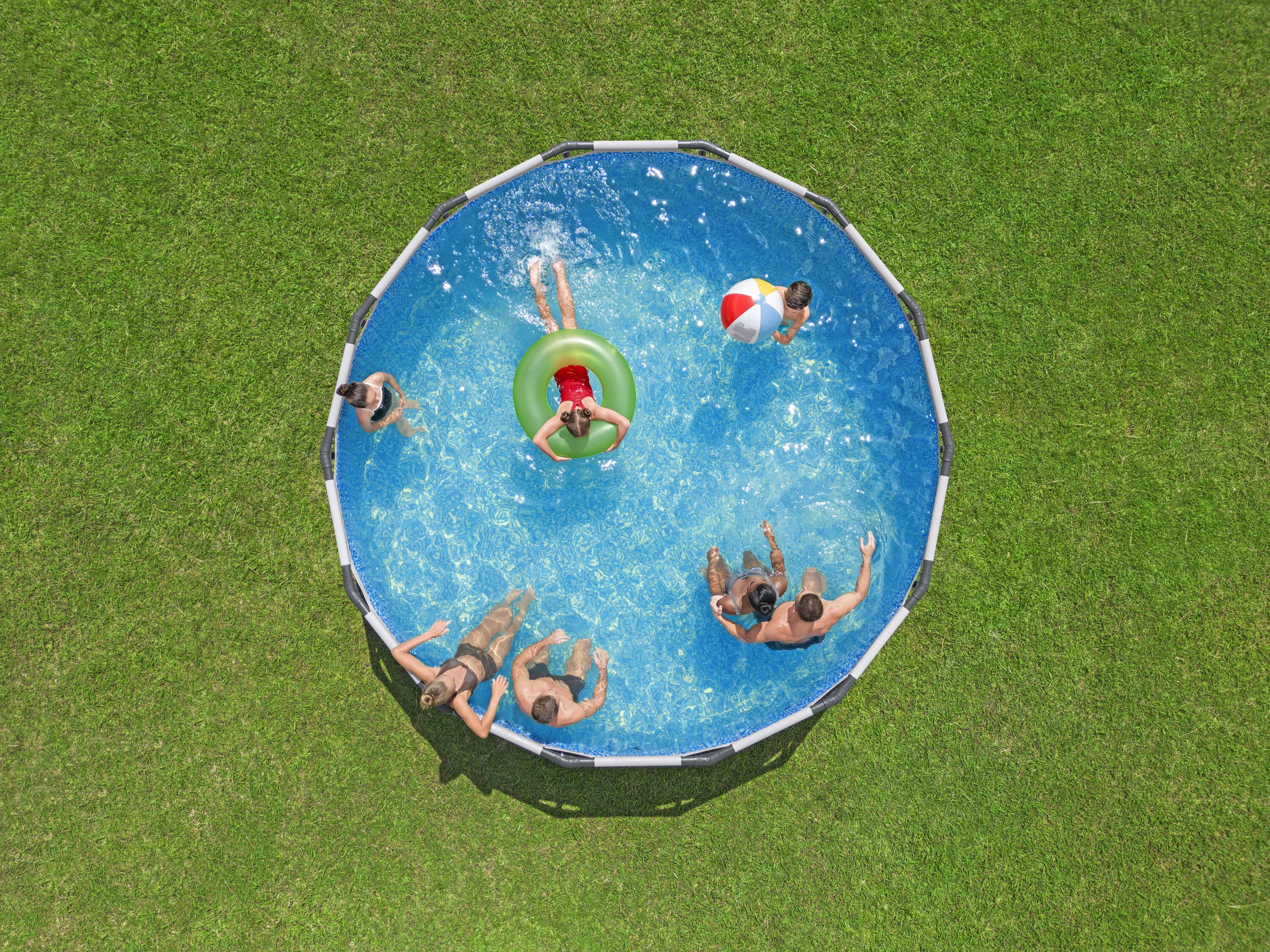 Bestway pool ovan mark Ø4,27m - 122cm djup | Steel Pro MAX (5612X) Bestway pool ovan mark Ø4,27m - 122cm djup | Steel Pro MAX (5612X)
