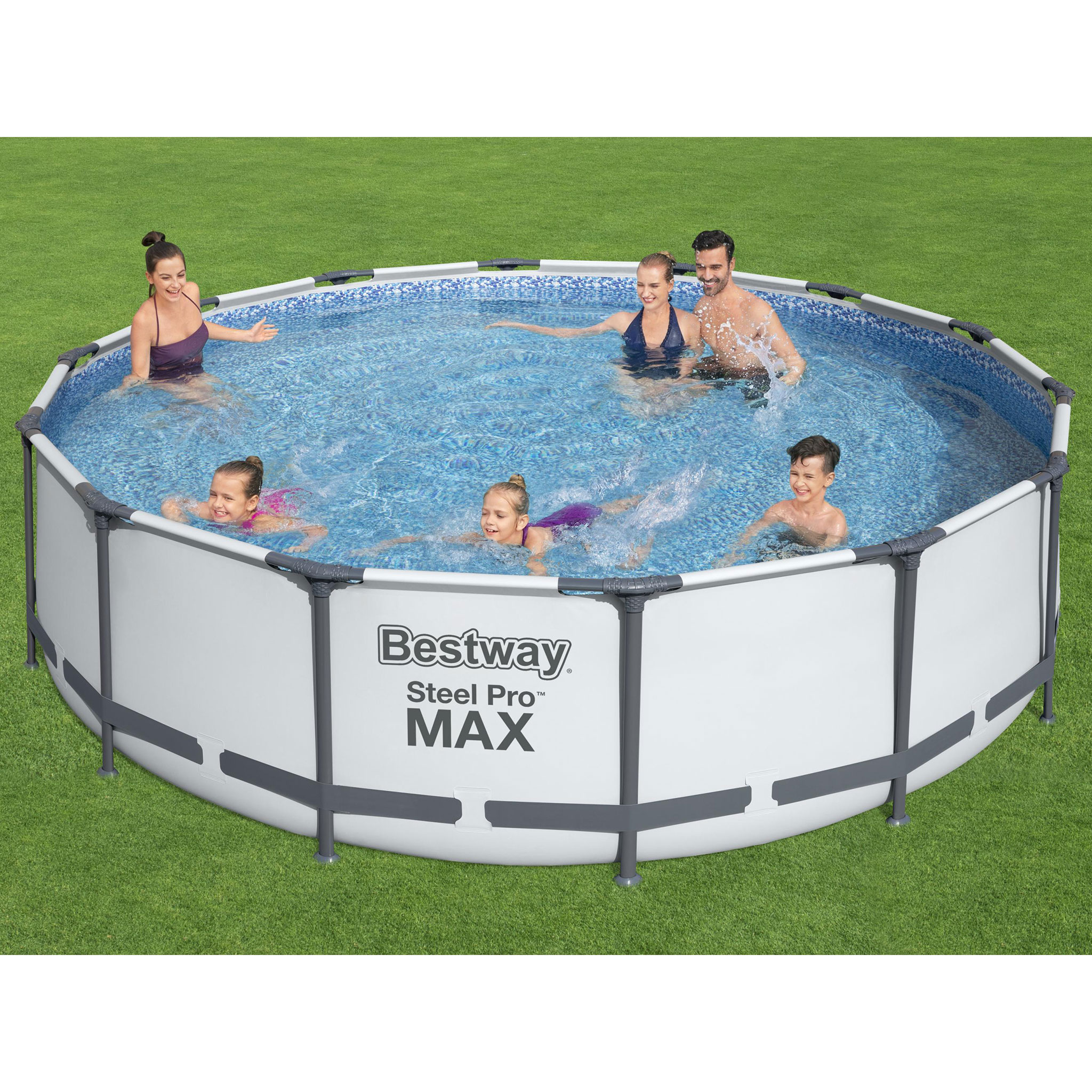 Bestway pool ovan mark Ø4,3m - 107cm djup | Steel Pro MAX (56950) Bestway pool ovan mark Ø4,3m - 107cm djup | Steel Pro MAX (56950)
