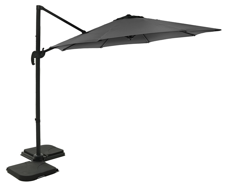 H�ngparasoll med vevfunktion | �350 cm | M�rkgr�