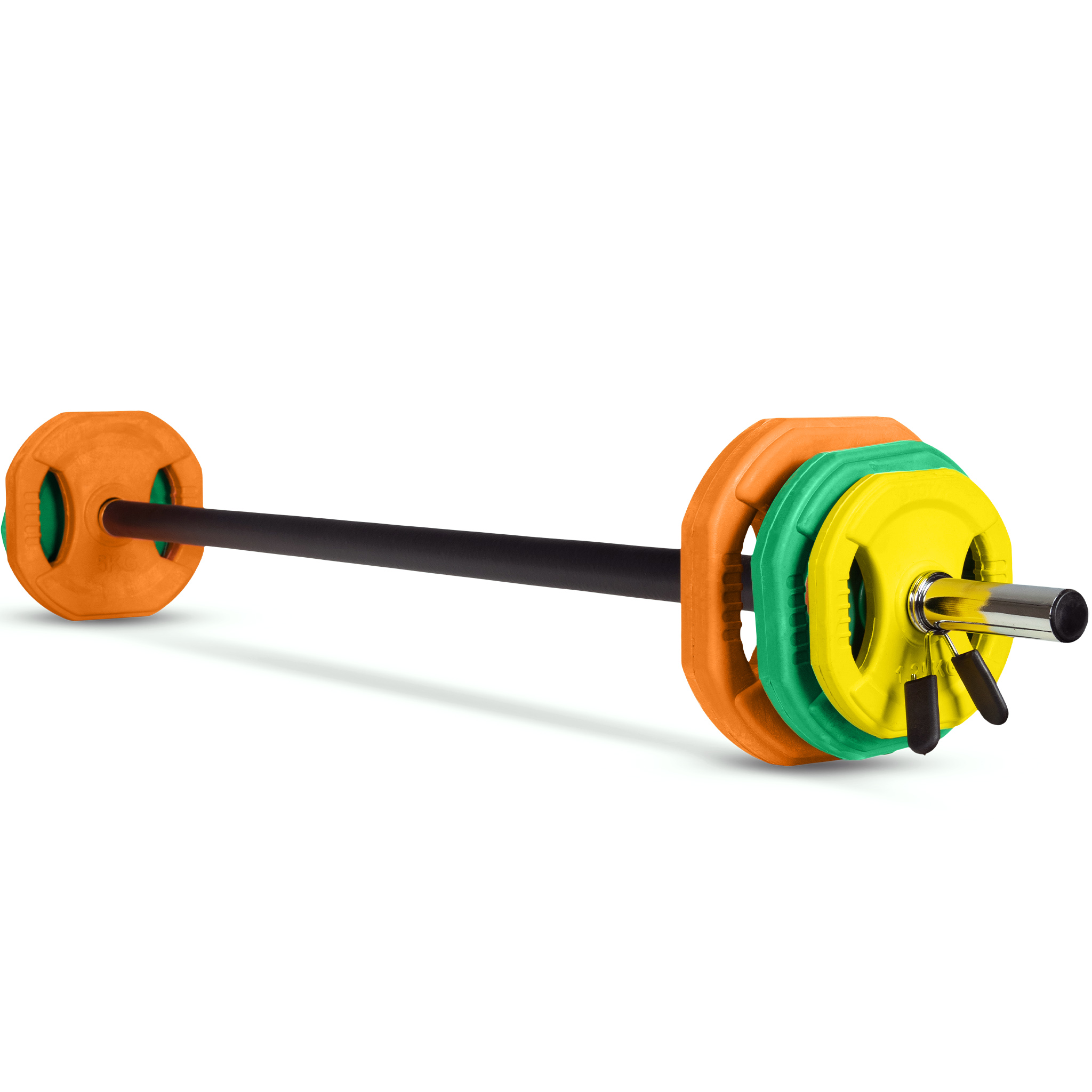 Aerobic Pump skivstång | Set med 20kg vikter | För hemmaträning Aerobic Pump skivstång | Set med 20kg vikter | För hemmaträning