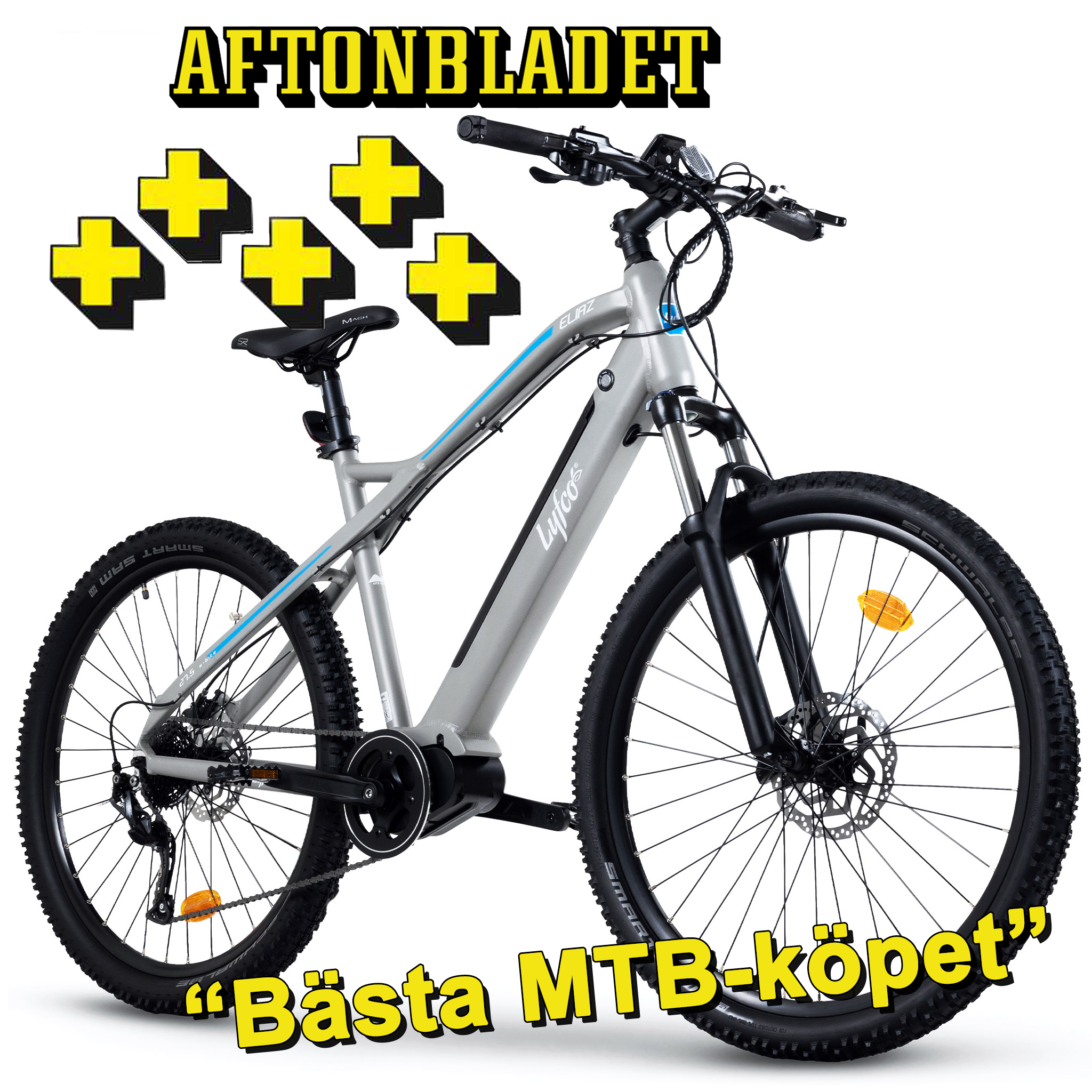 Elcykel MTB 27.5\\\" | 250W mittmotor | 9 v�xlar | Lyfco Eliaz