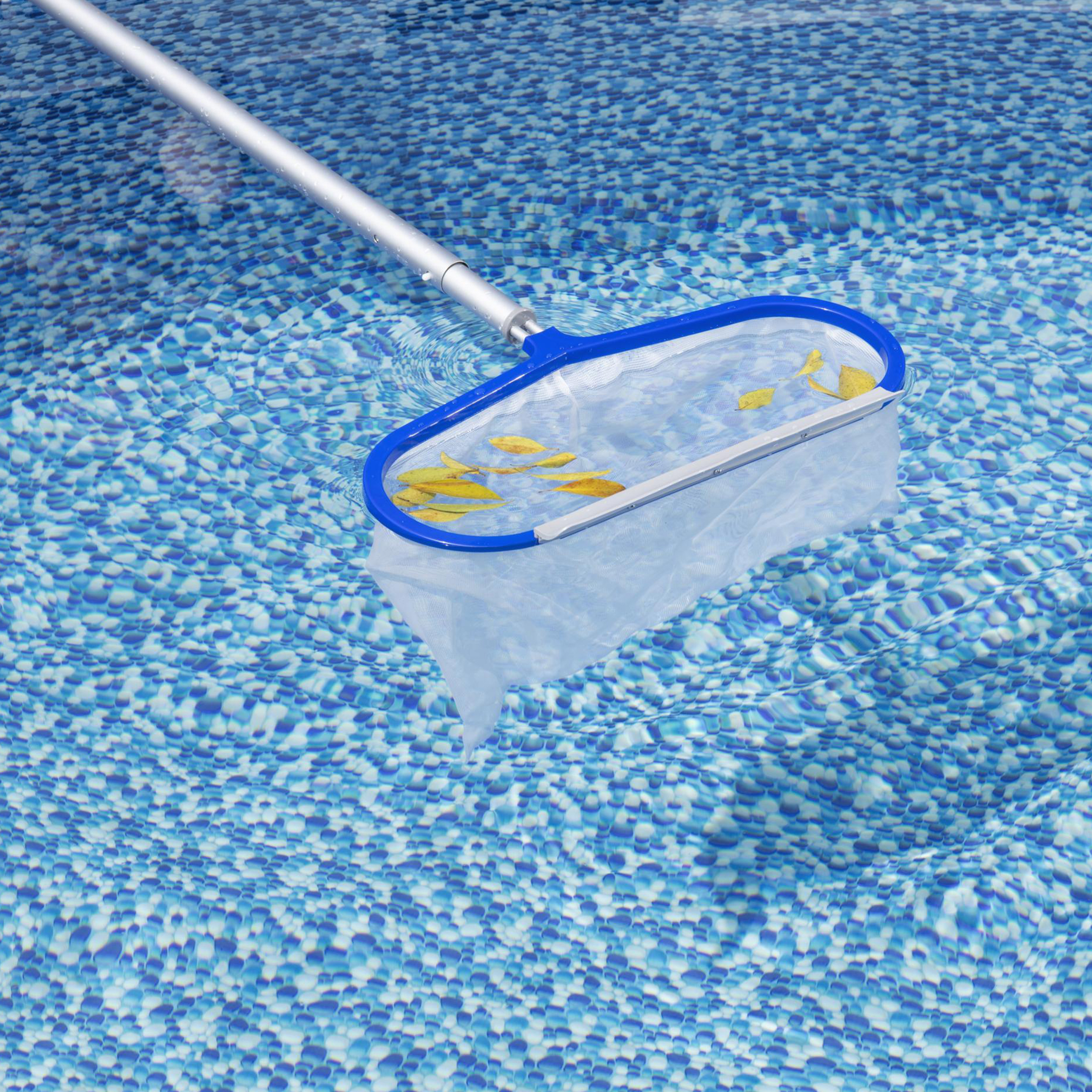 Flowclear AquaRake Deluxe Aluminium | Pool Leaf Skimmer Flowclear AquaRake Deluxe Aluminium | Pool Leaf Skimmer
