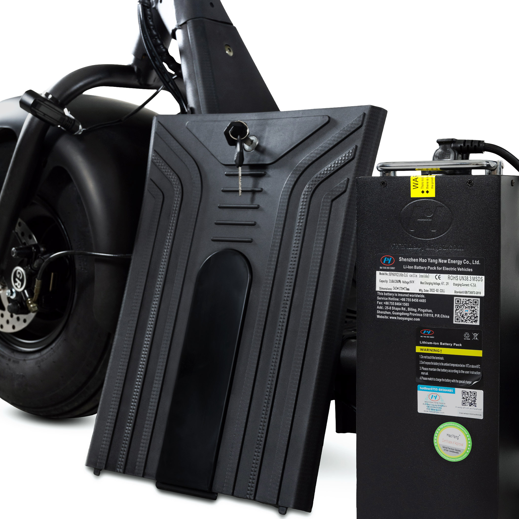 Batteri till Fatscooter Urban Rider p� 60V/21Ah