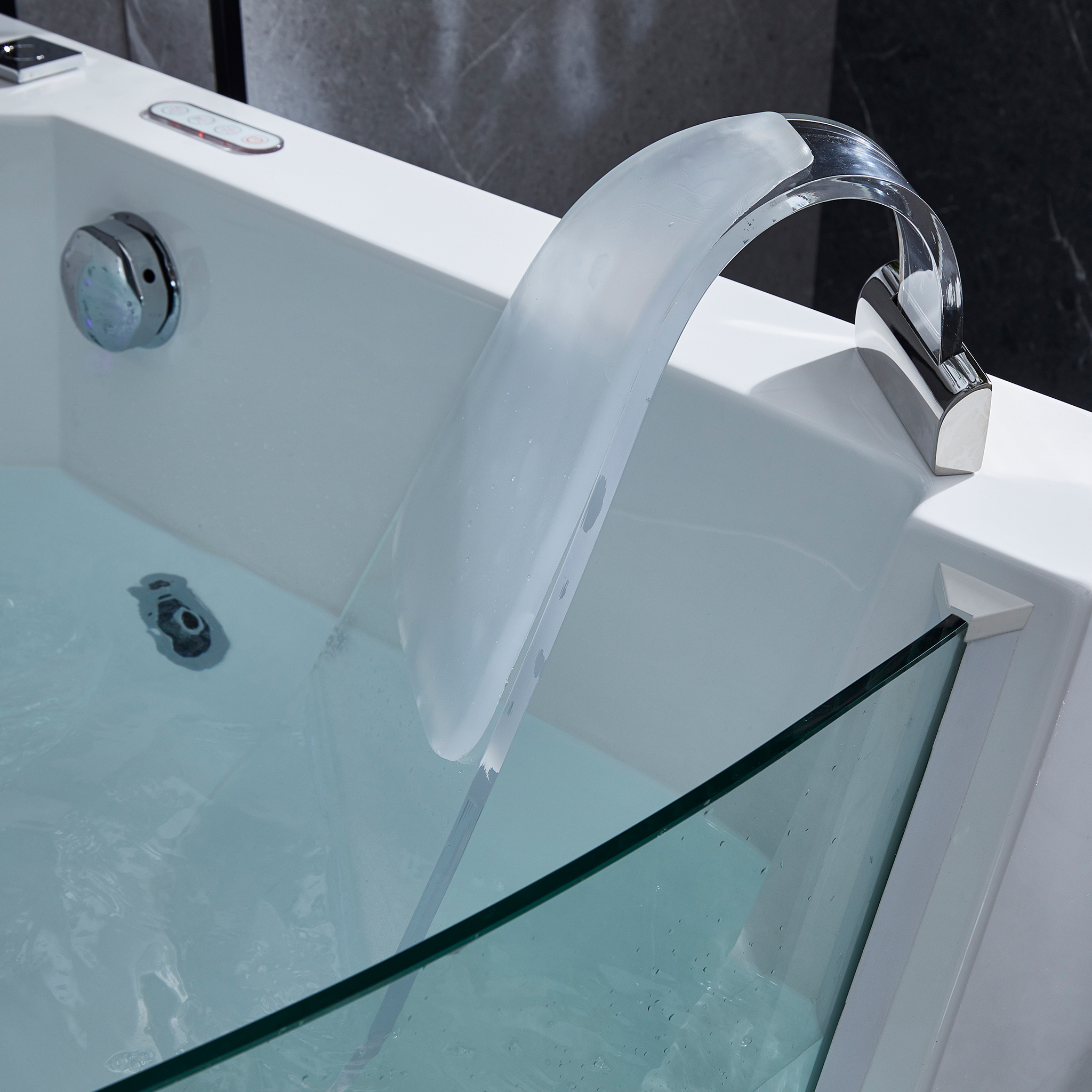 Bubbelbadkar hörn med underhållsvärme | 150x150cm | BK-058 Bubbelbadkar hörn med underhållsvärme | 150x150cm | BK-058