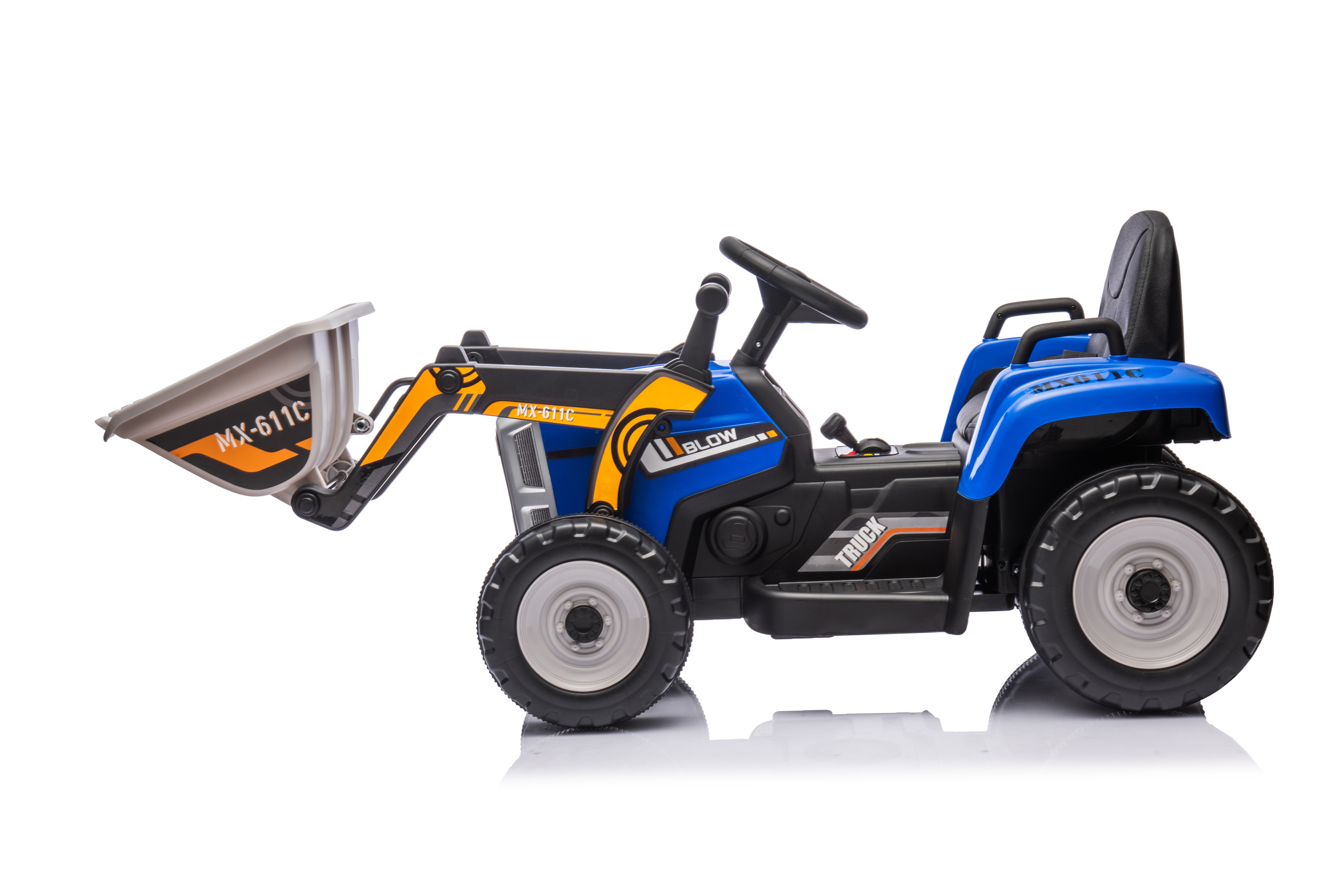 Traktor Elbil för Barn | Pedal | 12V7AHx1 & 35Wx2 | Blå Traktor Elbil för Barn | Pedal | 12V7AHx1 & 35Wx2 | Blå