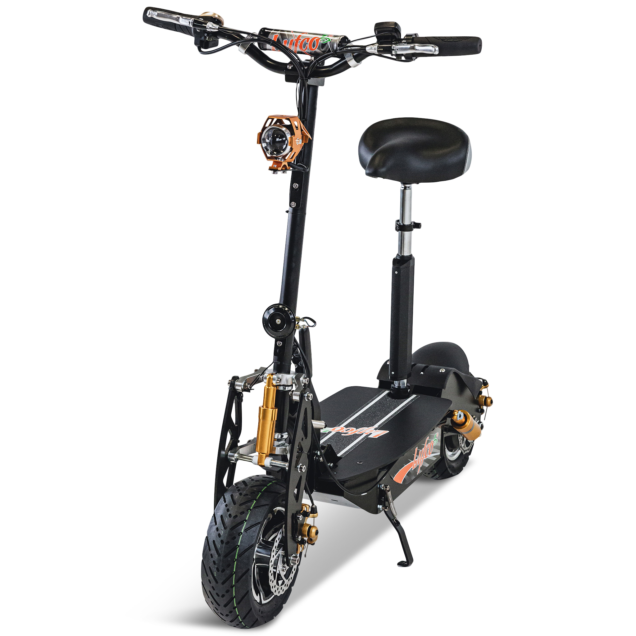 Elscooter 1600W Premium med sadel | Navmotor | 40 km/tim | Lyfco Elscooter 1600W Premium med sadel | Navmotor | 40 km/tim | Lyfco