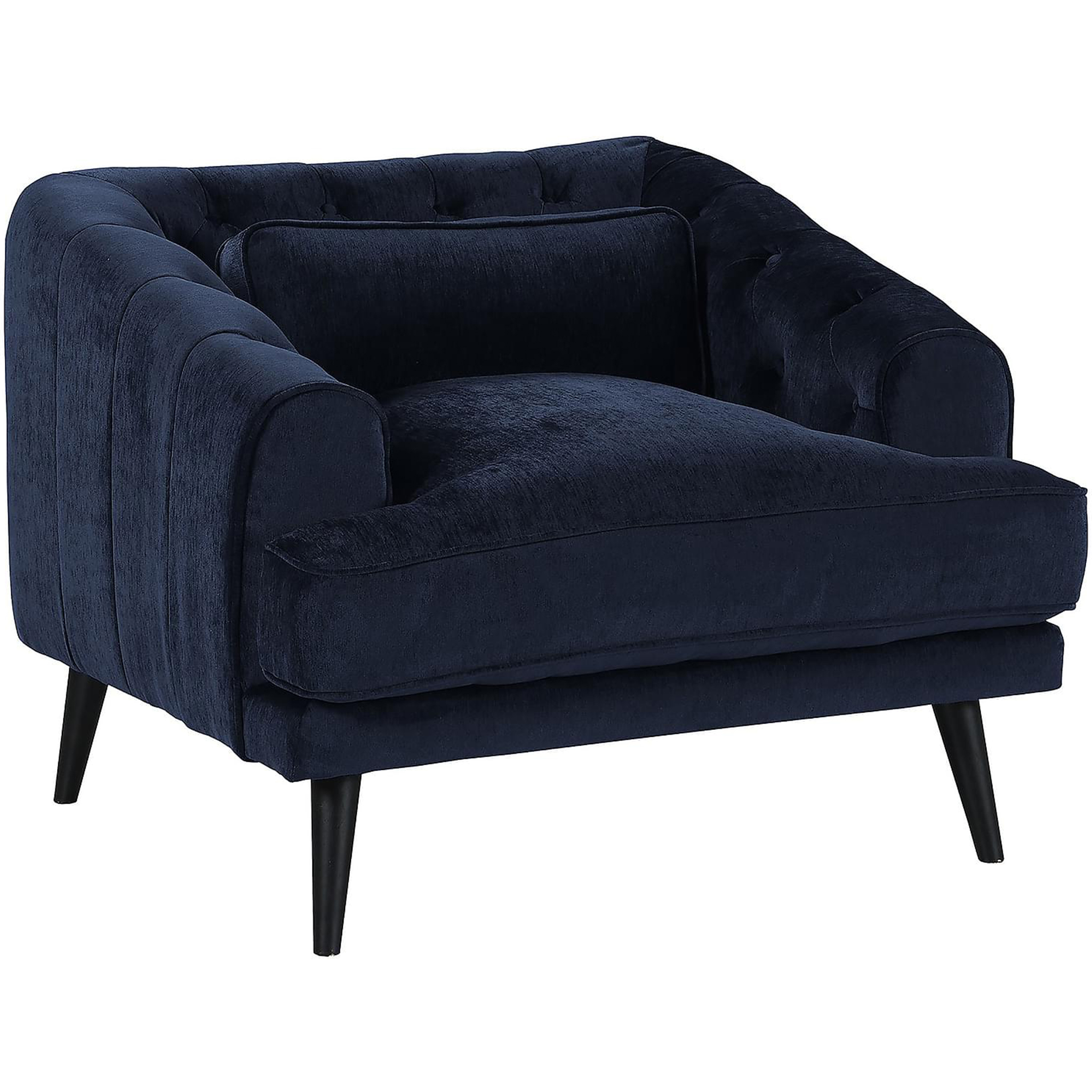 Elegant textilfåtölj | Mörkblå | Celeste Elegant textilfåtölj | Mörkblå | Celeste