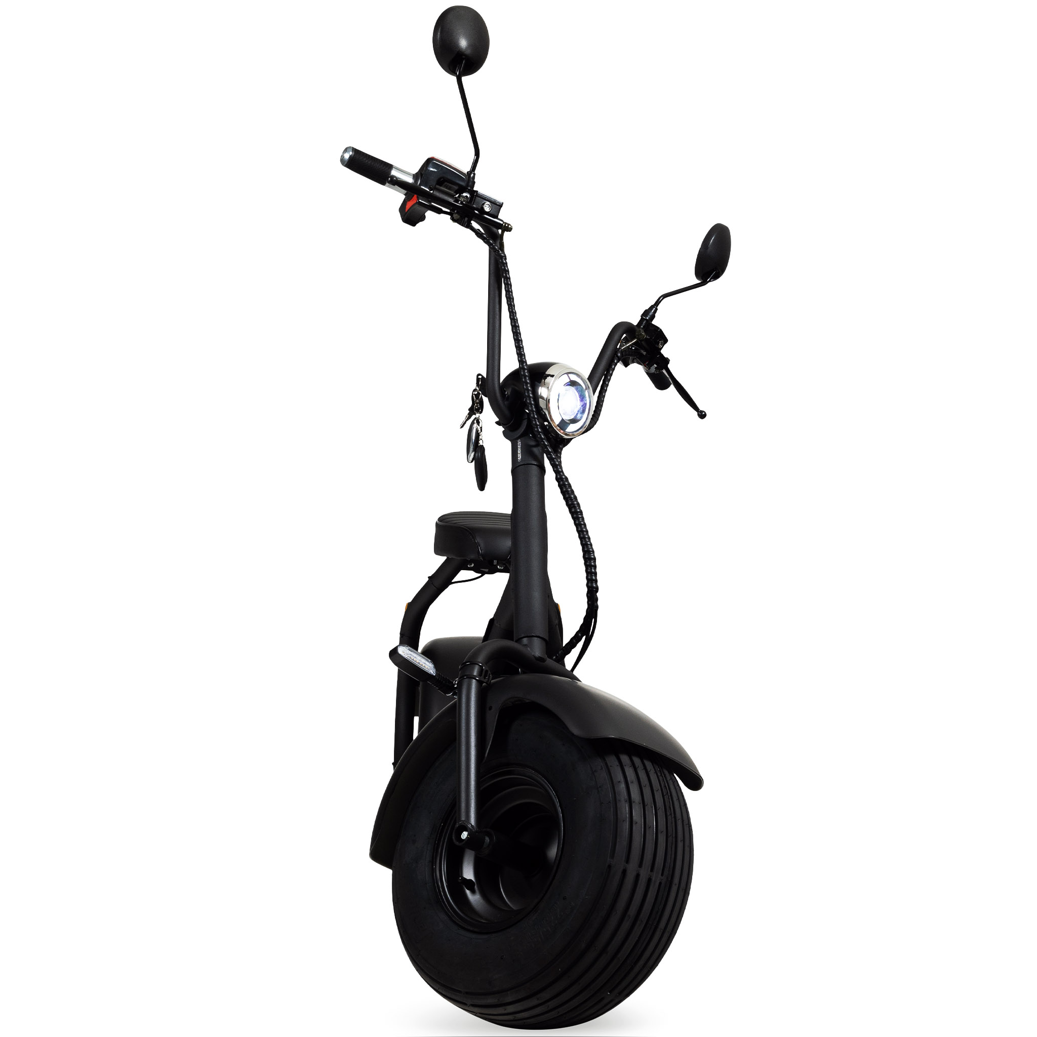 Fatscooter 2000W LG litiumbatteri - 13 Ah | Mattsvart | Lyfco
