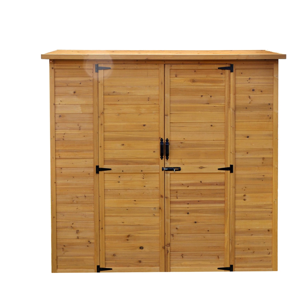 Förråd |1,8m² | Dubbel dörr | Naturlig träfinish Förråd |1,8m² | Dubbel dörr | Naturlig träfinish