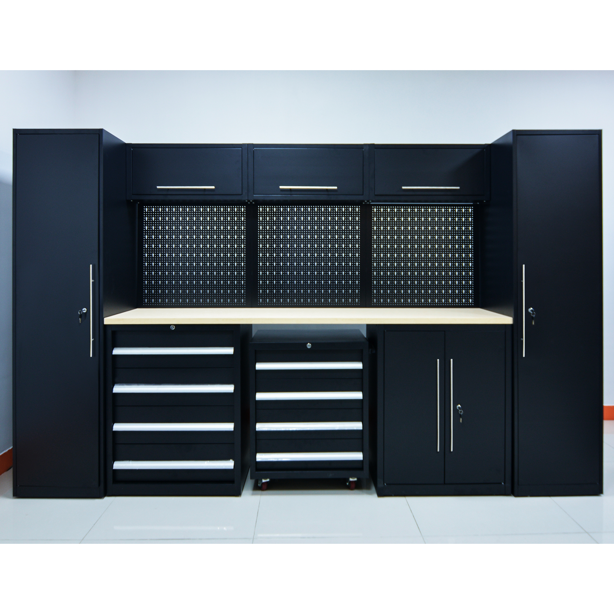 Komplett garageinredning | Svart Komplett garageinredning | Svart
