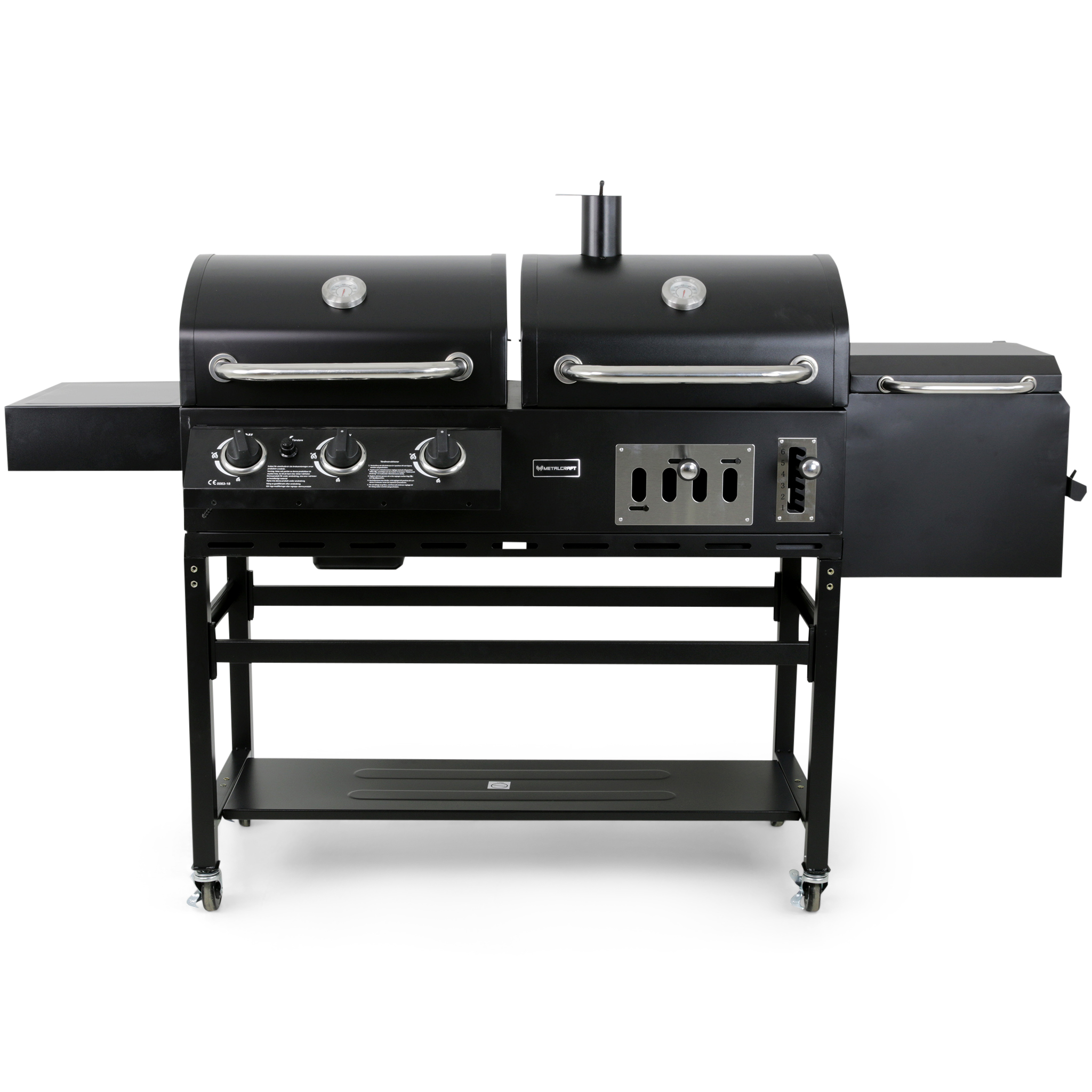 Kombinerad kol- & gasolgrill med rök | Cleaveland Kombinerad kol- & gasolgrill med rök | Cleaveland