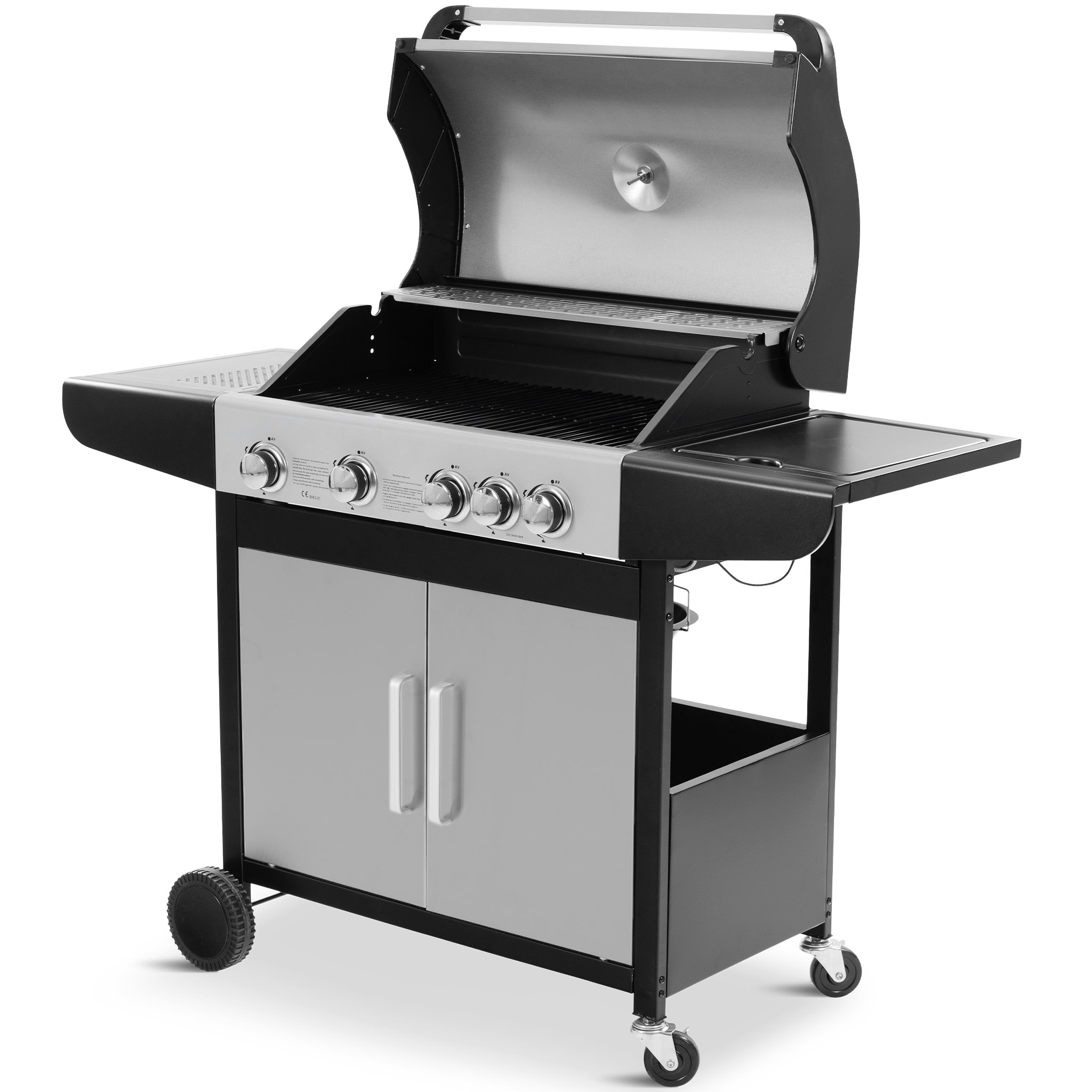 Gasolgrill med 4 rostfria br�nnare | Charleston