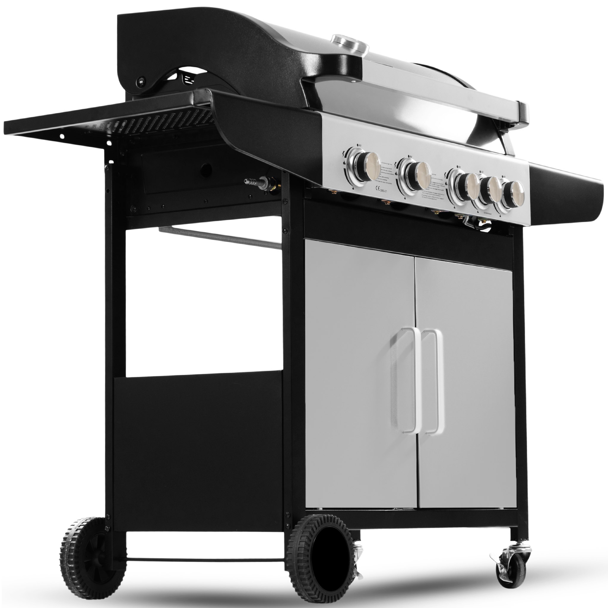 Gasolgrill med 4 rostfria br�nnare | Charleston