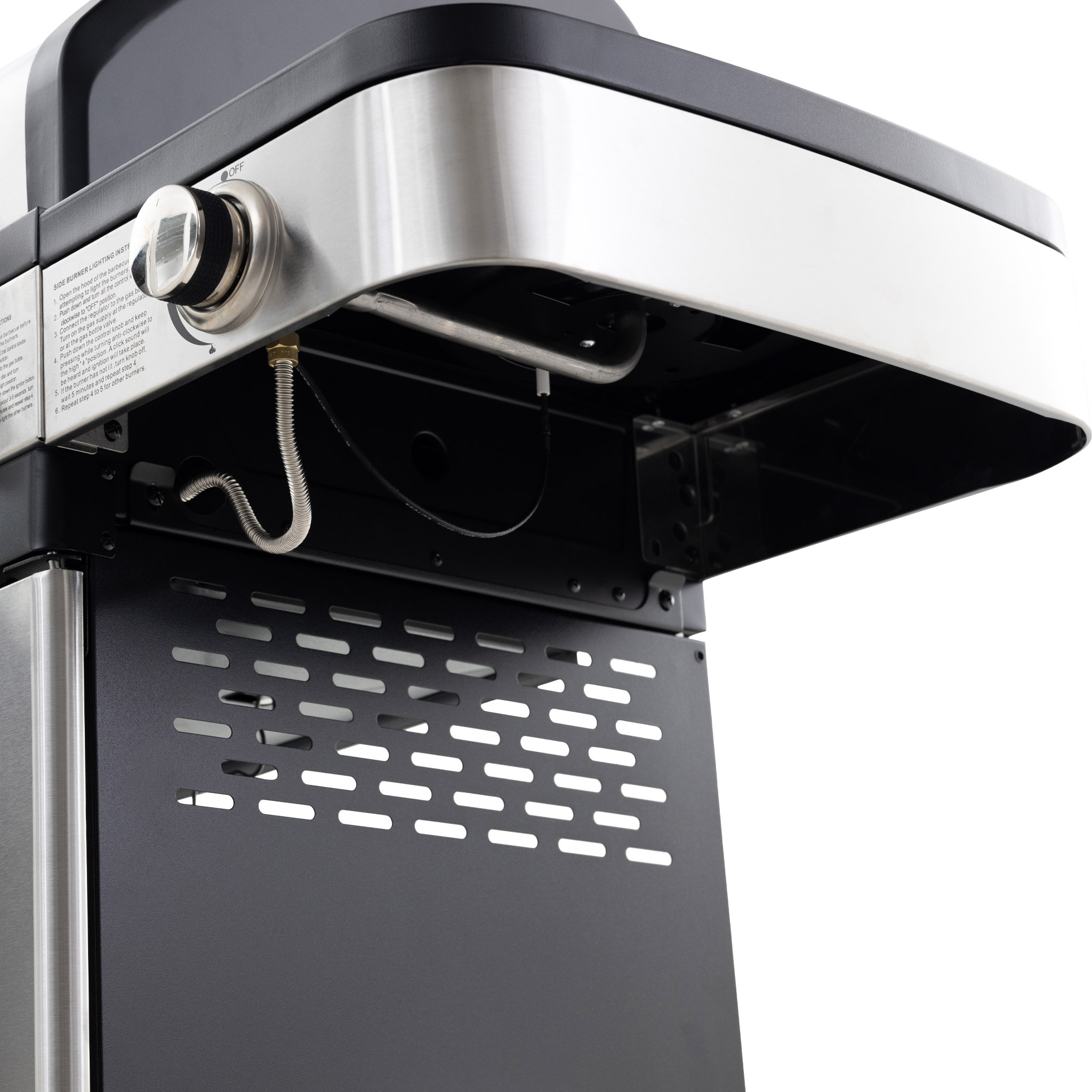 Gasolgrill 14.5 kW | 4 rostfria brännare & 1 sidobrännare | St. Louis Gasolgrill 14.5 kW | 4 rostfria brännare & 1 sidobrännare | St. Louis