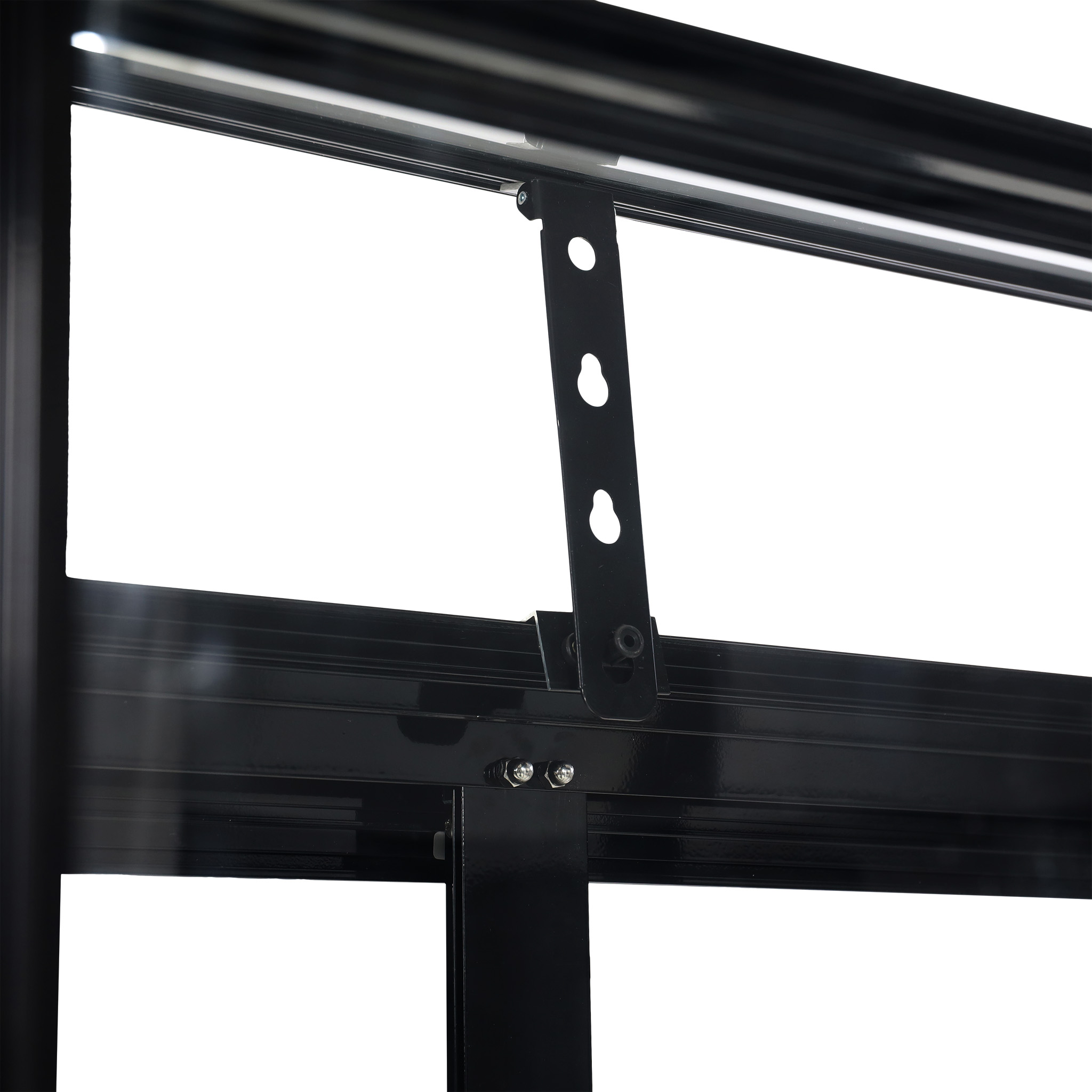 Högt miniväxthus | 4mm säkerhetsglas | Svart Högt miniväxthus | 4mm säkerhetsglas | Svart