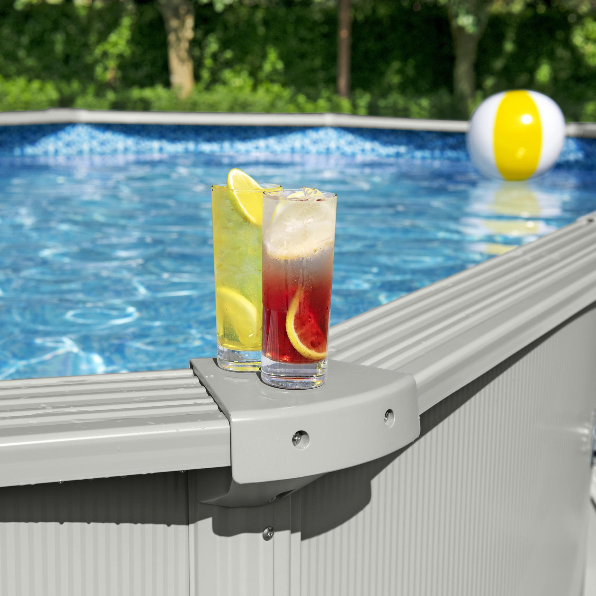 Bestway st�lv�ggspool 6,1x3,6m - 1,2m djup | Hydrium Pool set (56369)