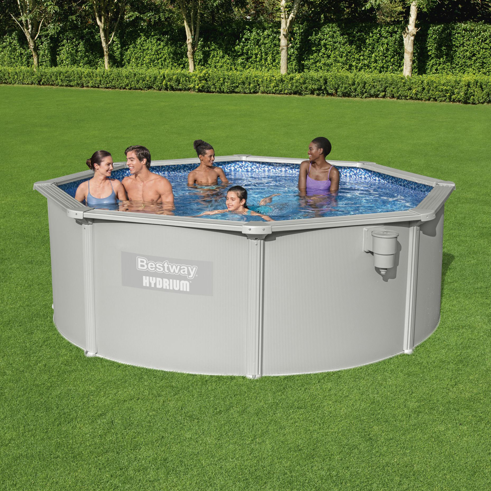 Bestway stålväggspool Ø3,66m - 1,22m djup | Hydrium (56574) Bestway stålväggspool Ø3,66m - 1,22m djup | Hydrium (56574)