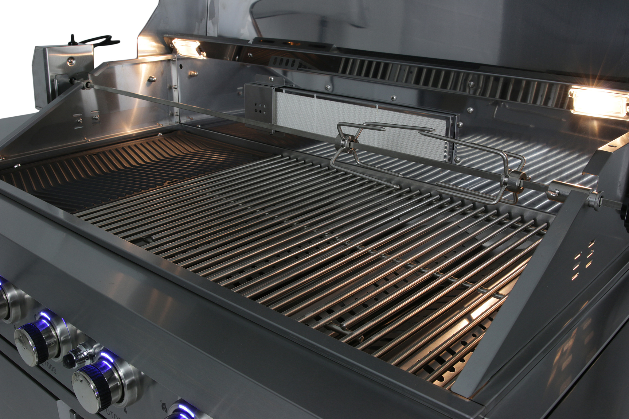 Stor rostfri gasolgrill/utekök med varmluftsfunktion | New Orleans Stor rostfri gasolgrill/utekök med varmluftsfunktion | New Orleans