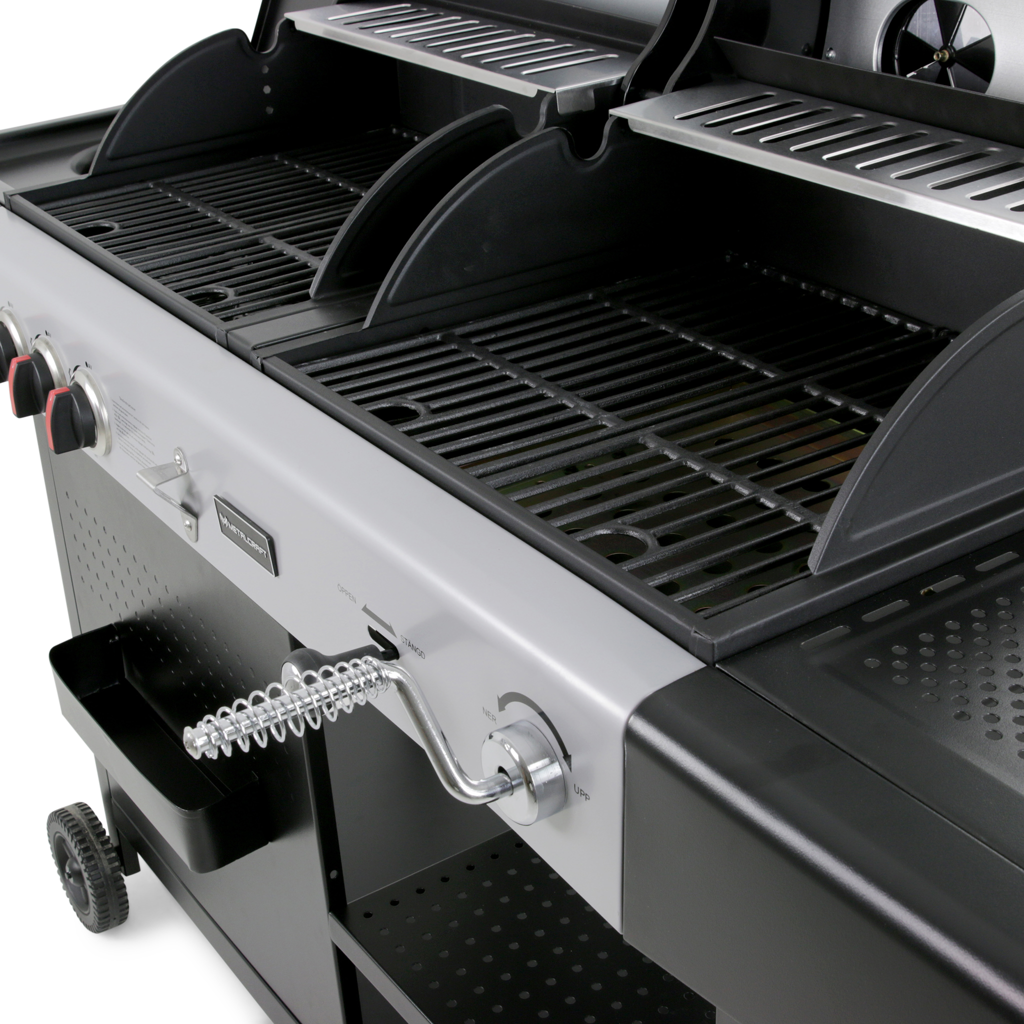 Kombinerad kol- och gasolgrill | Aurora Kombinerad kol- och gasolgrill | Aurora