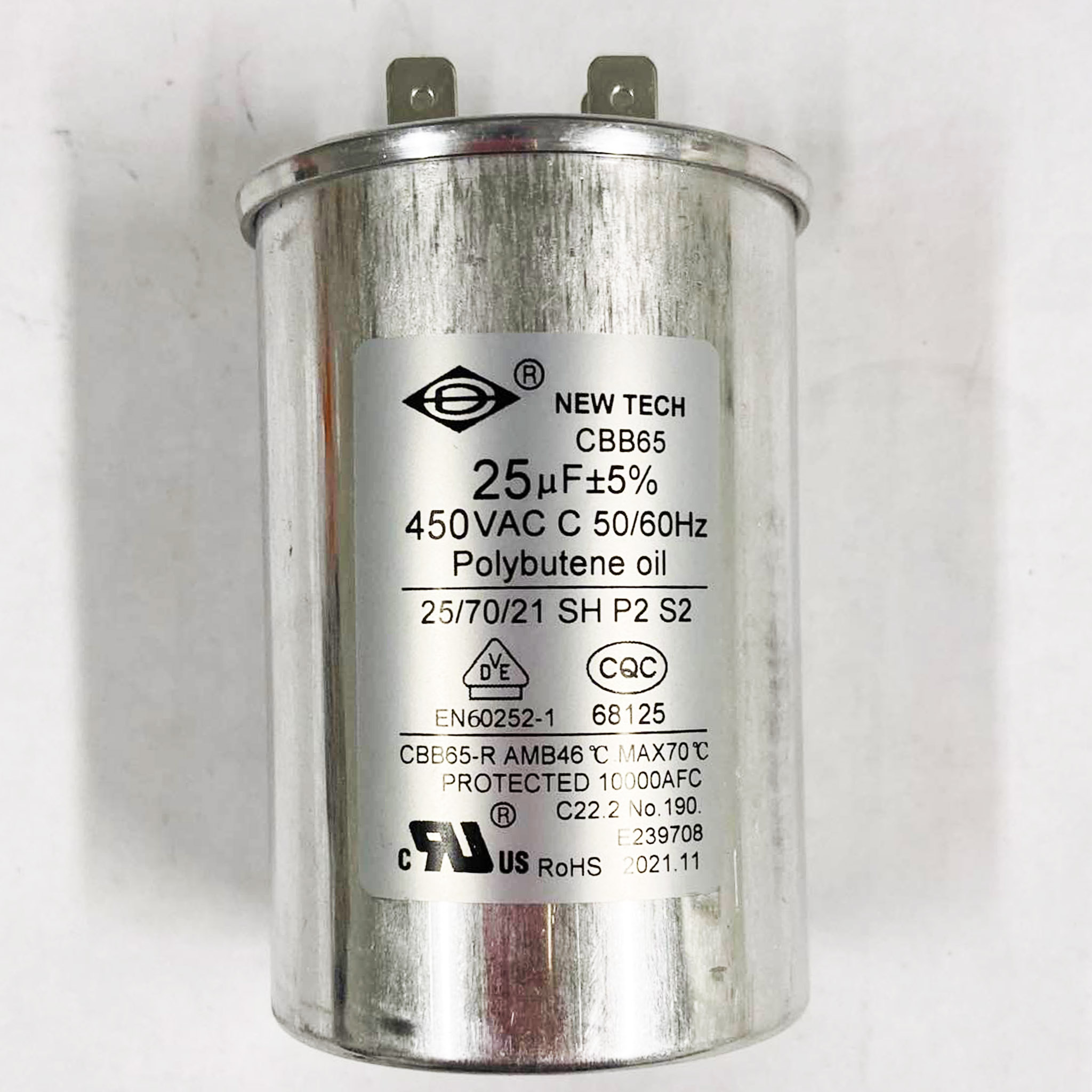 Kondensator 25 µF ±5% till 116-4-3 Kondensator 25 µF ±5% till 116-4-3