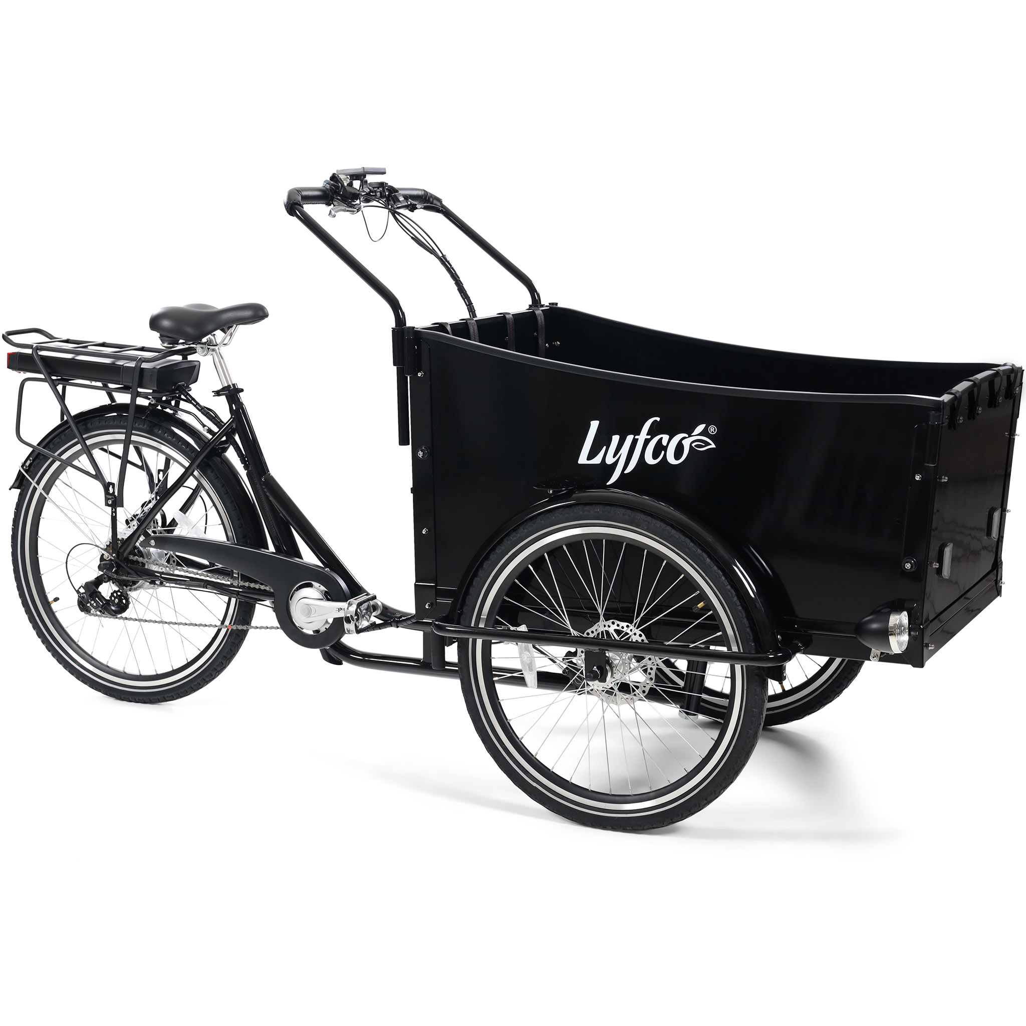 Eldriven cargobike | 250W - 16Ah | 6 växlar | LG-batteri - Pro Eldriven cargobike | 250W - 16Ah | 6 växlar | LG-batteri - Pro