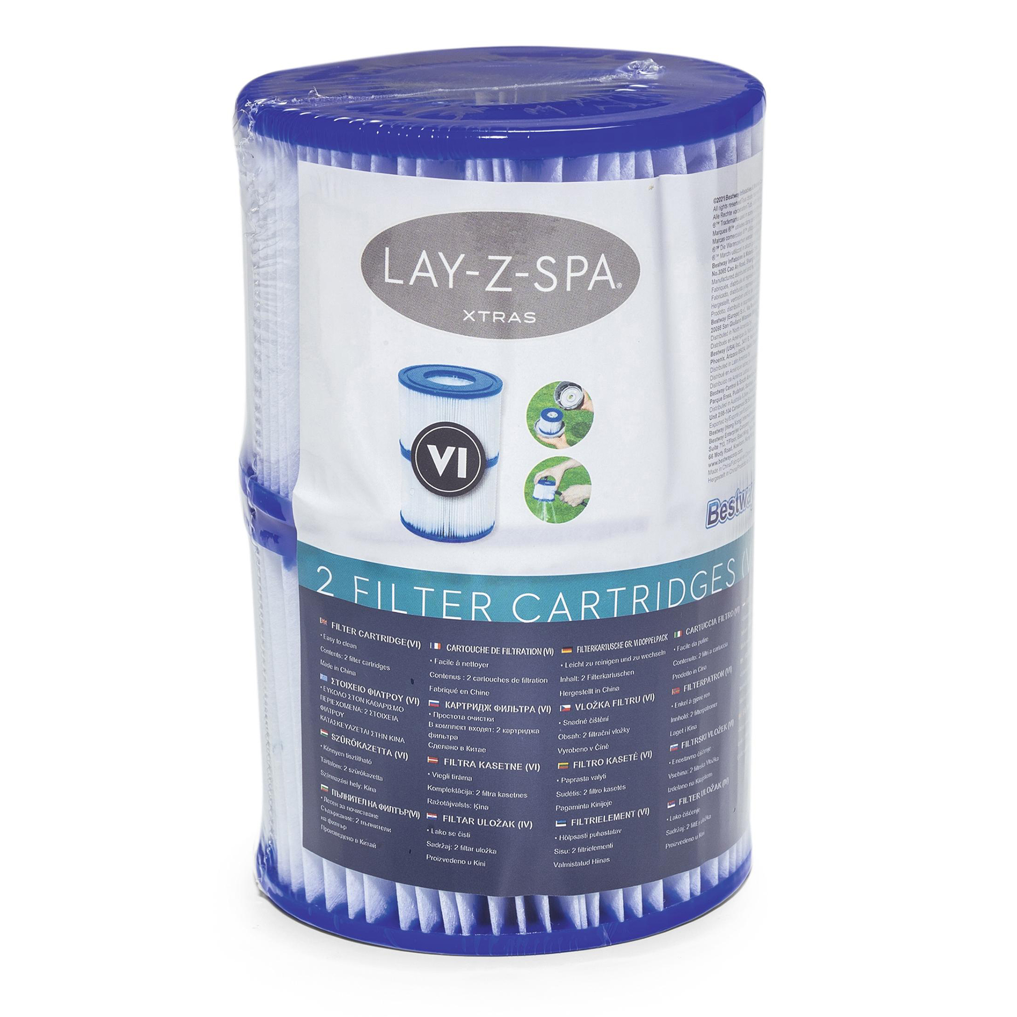 Lay-Z-Spa Filter Cartridge (VI) - 2-pack (60311) Lay-Z-Spa Filter Cartridge (VI) - 2-pack (60311)